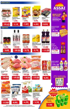 Assaí Atacadista Folheto - válido de 25.08.2025 | Página: 3 | Produtos: Caju, Requeijão, Pipoca, Peito de frango