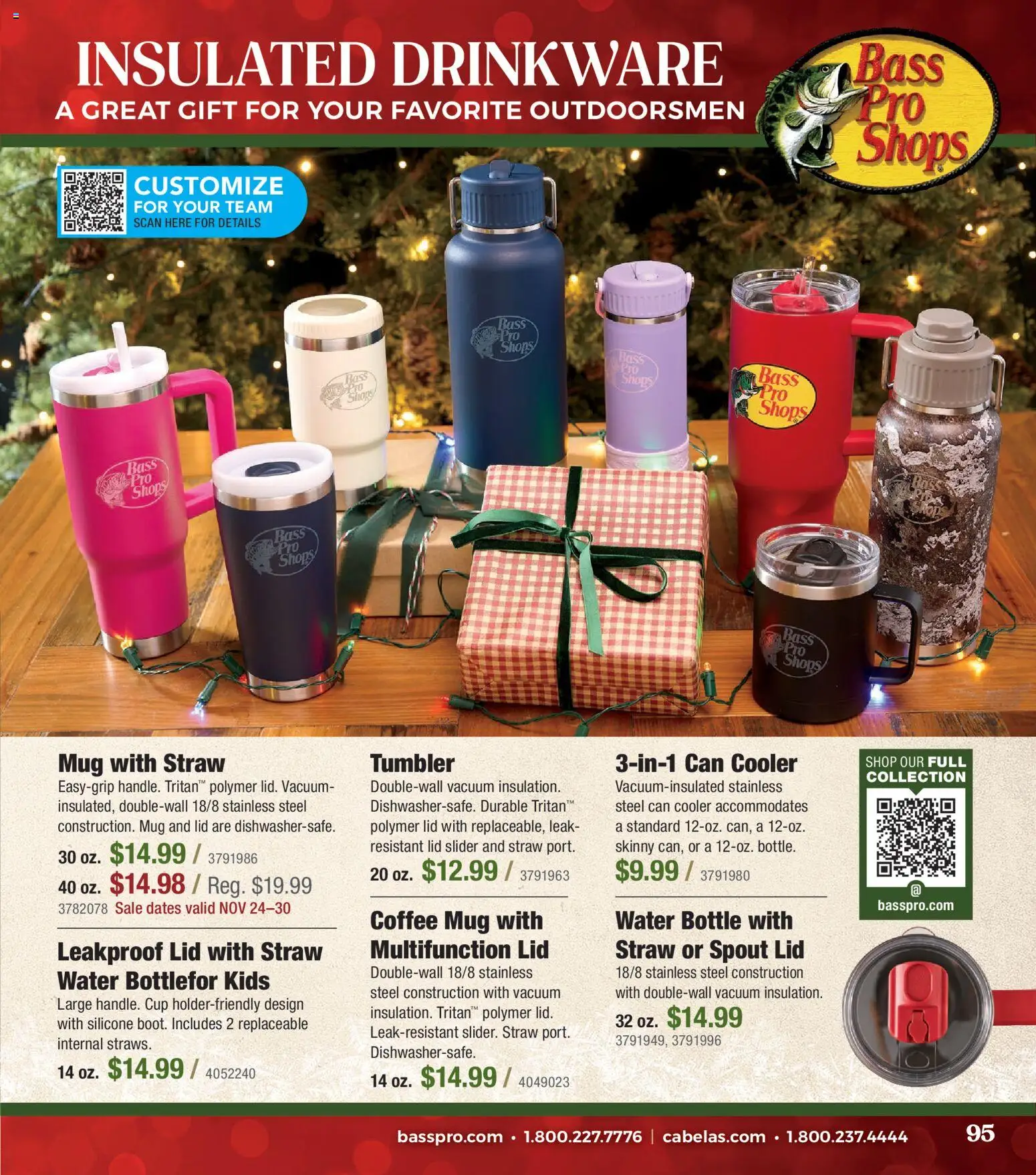 Cabela's Christmas Gift Guide 25 - valid from 01.11.2025 | Page: 95 | Products: Vacuum, Coffee, Water