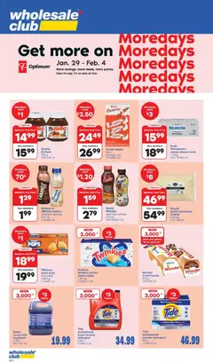 Preview of Wholesale Club weekly flyer / circulaire from shop Wholesale Club valid from 29.01.2026 | Page: 9 | Products: Cream, Powder, Cheese, Bread