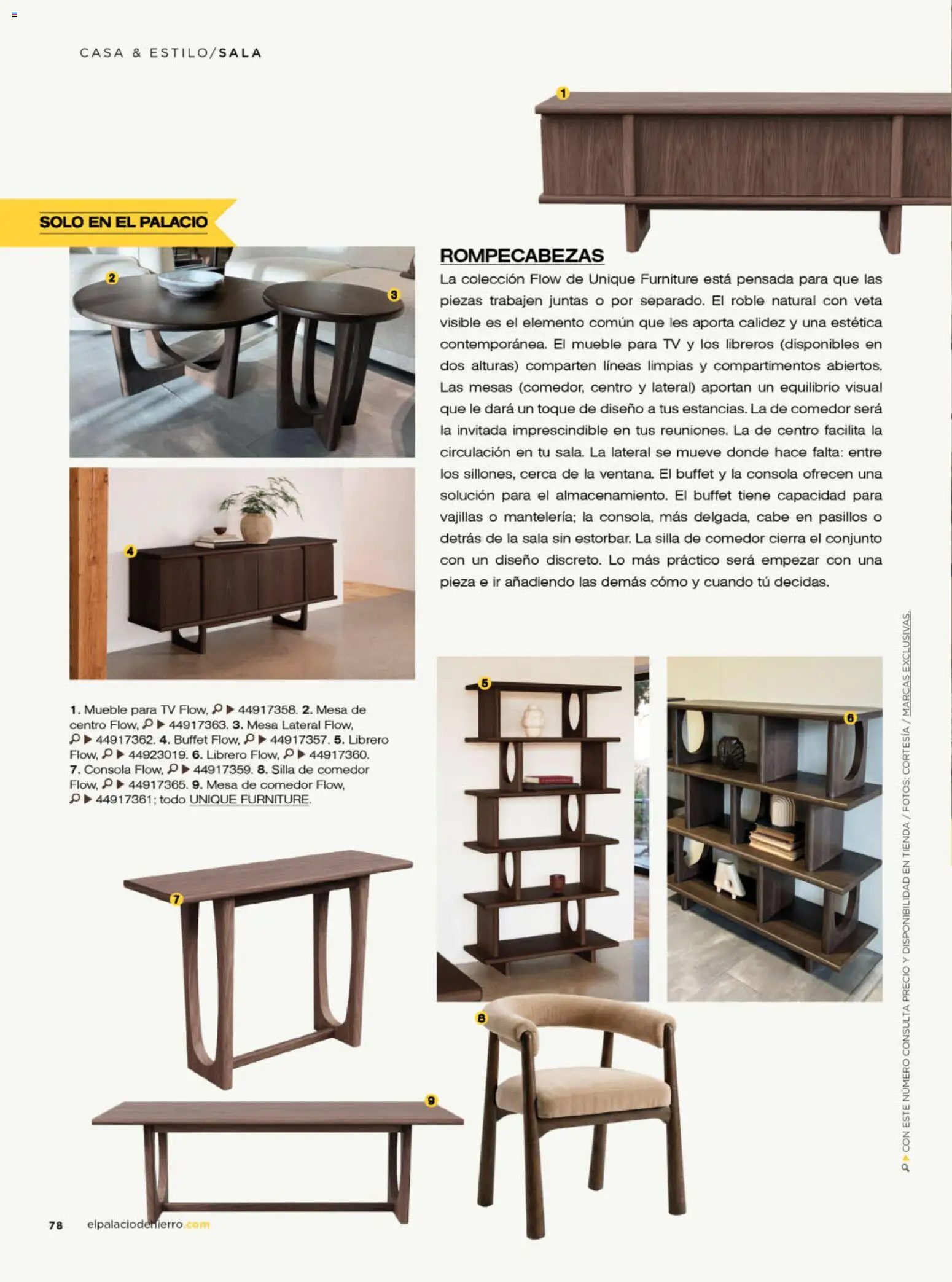 Nuevas ofertas de Palacio De Hierro válidas en toda la República Mexicana desde el 01.03.2026. ¡Encuentra las mejores ofertas en Palacio De Hierro catálogo! | Página: 80 | Productos: Silla, Conjunto, Mesa de centro, Mesa