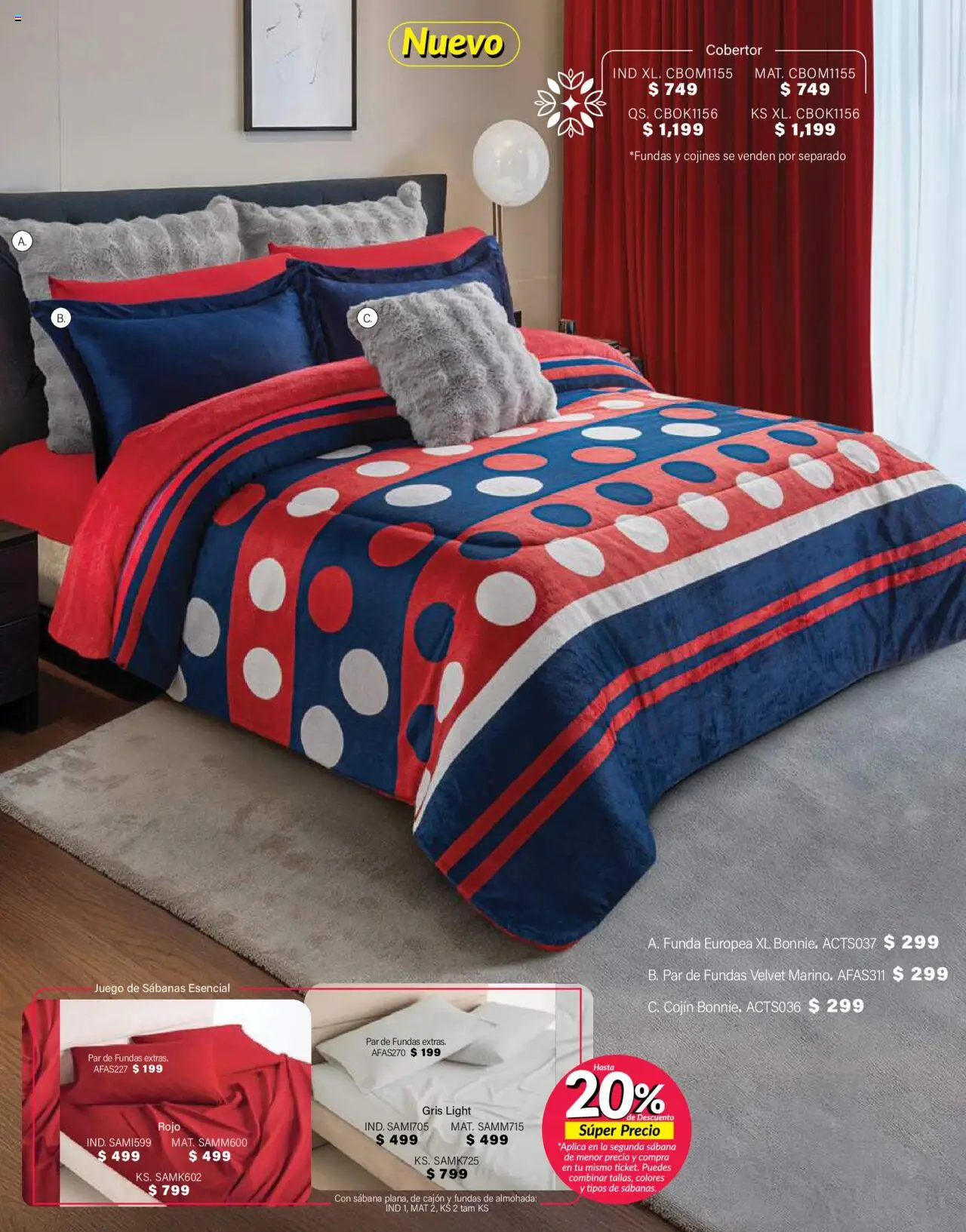 Nuevas ofertas de Colchas Concord válidas en toda la República Mexicana desde el 01.08.2025. ¡Encuentra las mejores ofertas en Colchas Concord - Catálogo! | Página: 719 | Productos: Cobertor, Juego, Funda, Almohada