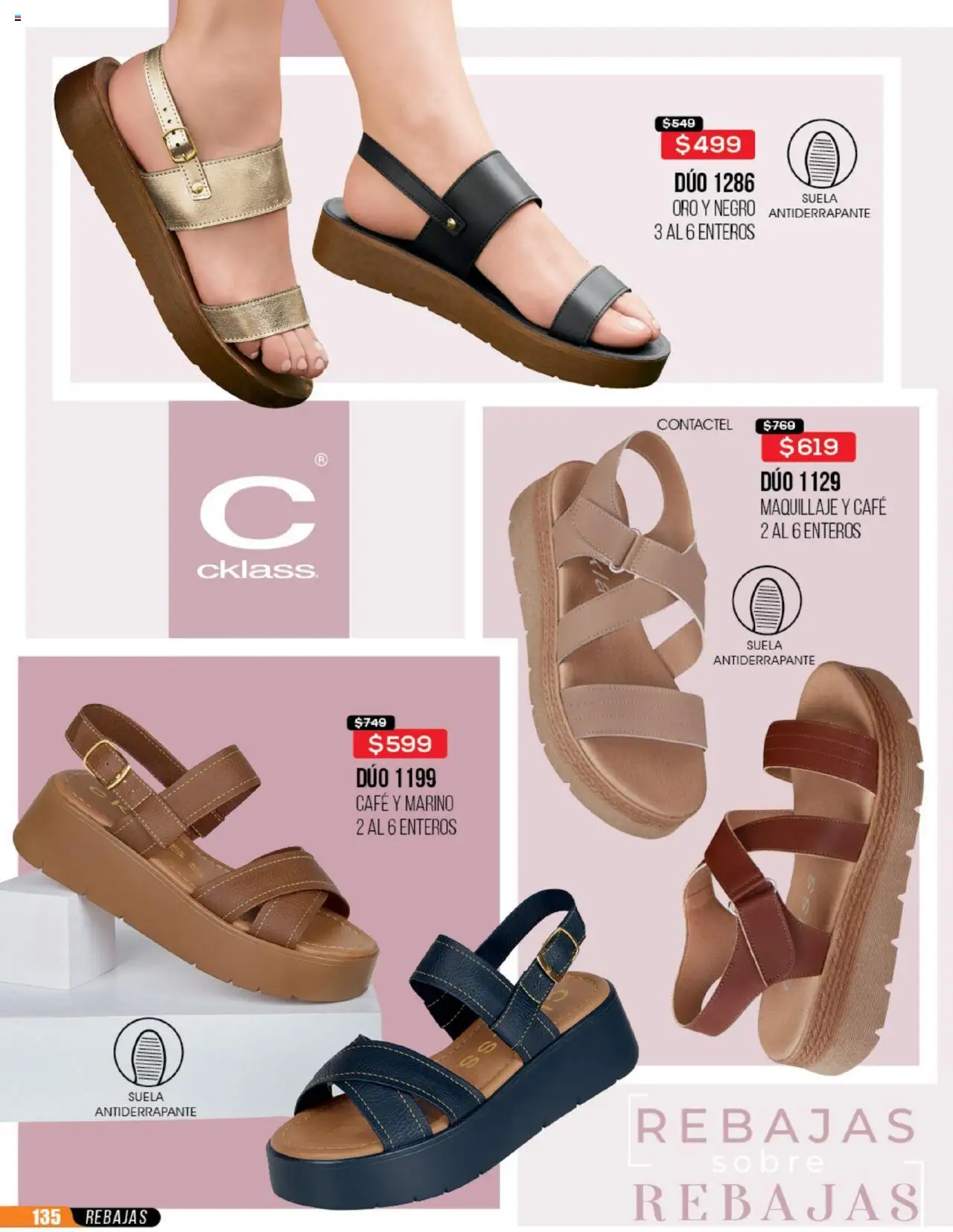 Nuevas ofertas de Cklass válidas en toda la República Mexicana desde el 23.06.2025. ¡Encuentra las mejores ofertas en Cklass catálogo Rebajas Sobre Calzado! | Página: 136 | Productos: Café, Maquillaje, Sobre