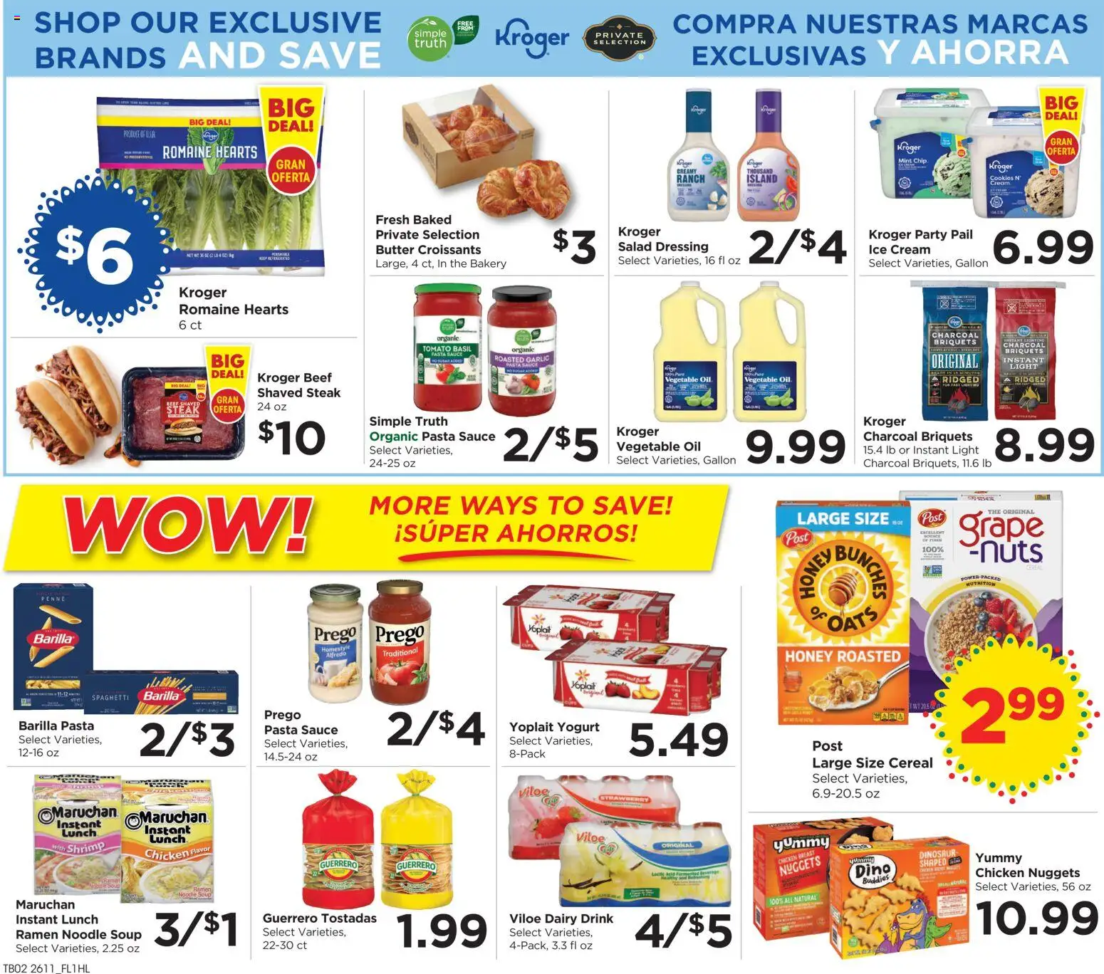 Food 4 Less Weekly Ad - valid from 15.04.2026 | Page: 3 | Products: Oil, Beef, Ice cream, Sauce