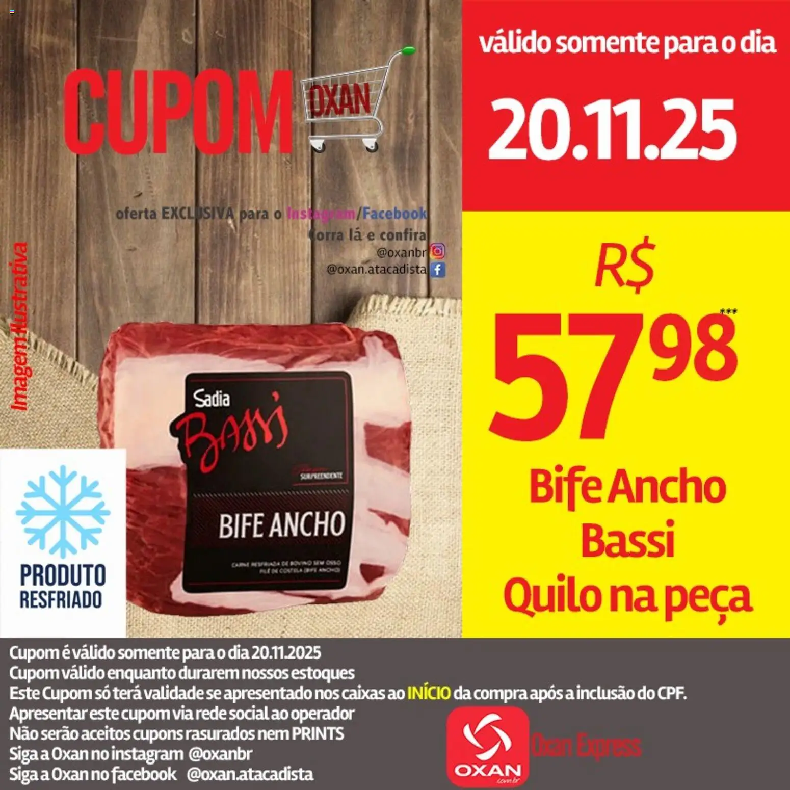 Oxan Atacadista Folheto - válido de 20.11.2025 | Página: 3 | Produtos: Carne