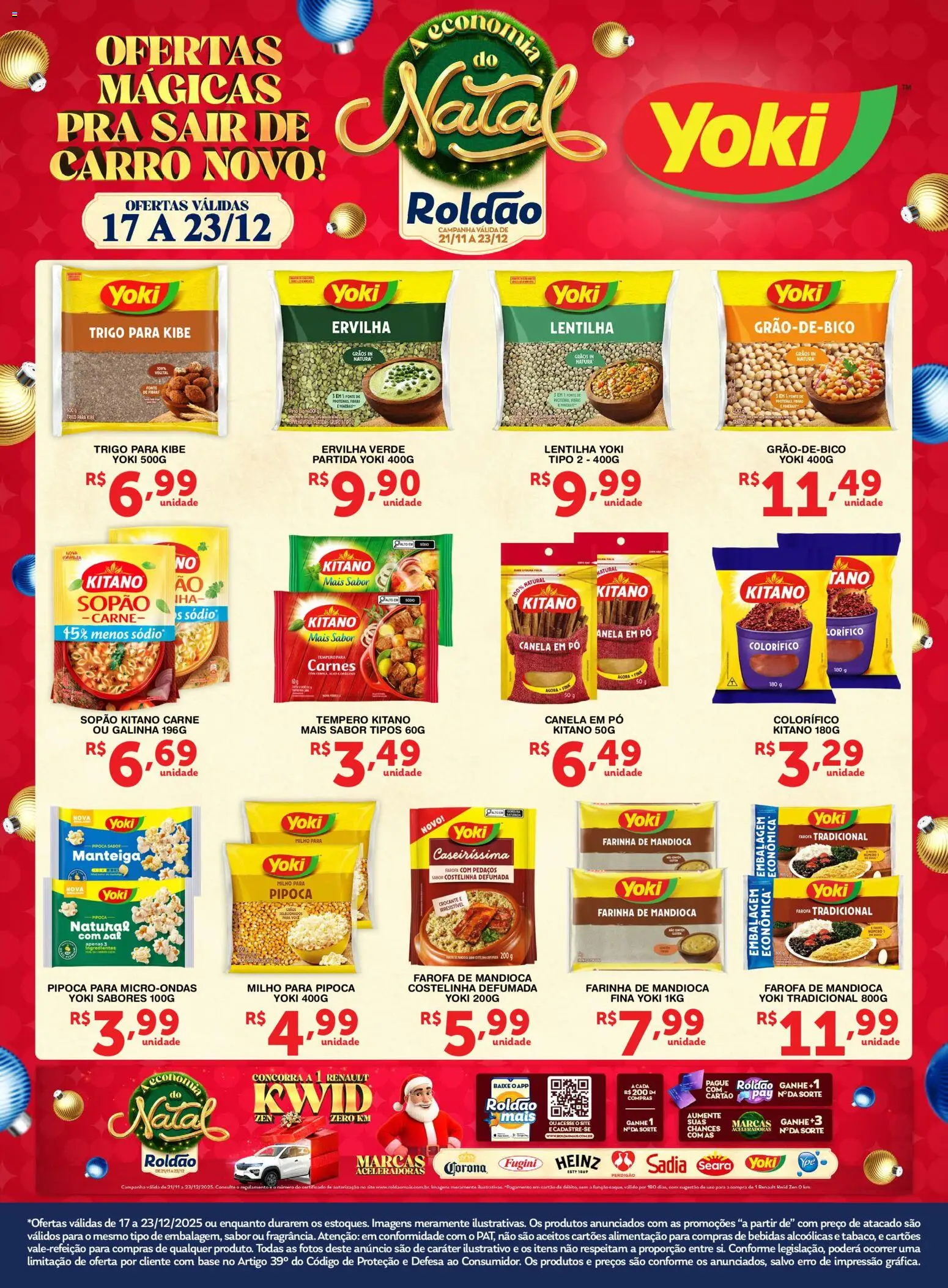 Roldão Folheto - válido de 17.12.2025 | Página: 1 | Produtos: Ervilha, Carne, Farofa, Pipoca