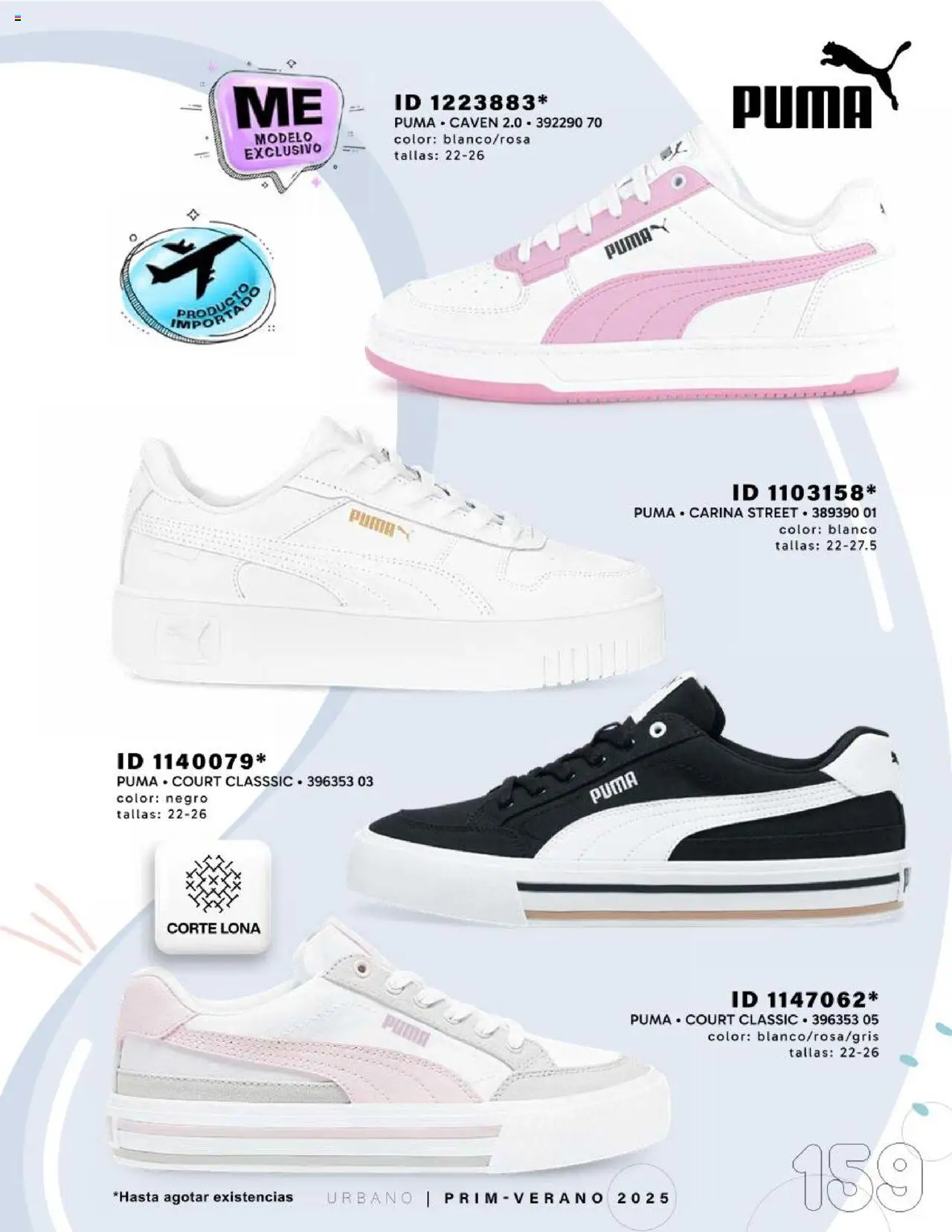 Nuevas ofertas de Price Shoes válidas en toda la República Mexicana desde el 24.01.2025. ¡Encuentra las mejores ofertas en Price Shoes catálogo Urbano! | Página: 159 | Productos: Lona
