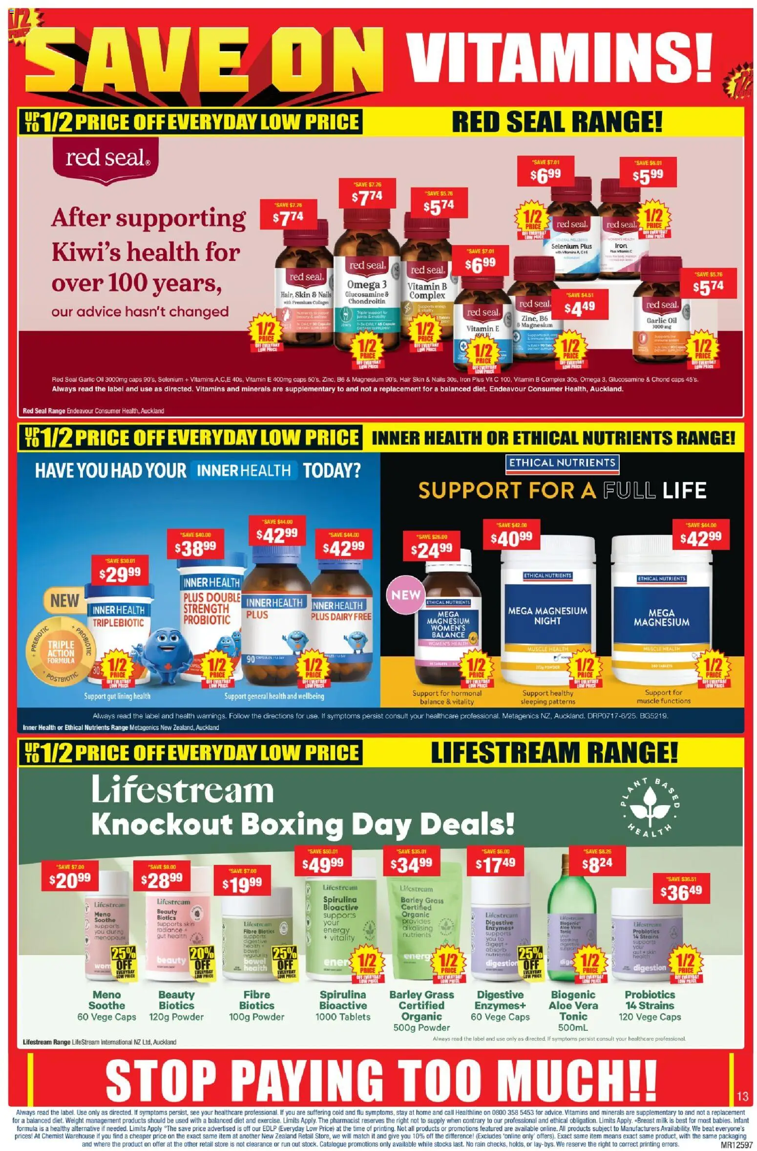 Chemist Warehouse catalogue from 25.12.2025 | Page: 13