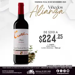 Vista previa de Bodegas Alianza Viñedos, nuevo folleto de la tienda, válido en México a partir del 18.11.2025