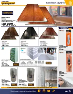 Construmart Ofertas válido desde el 31.03.2026 | Página: 5 | Productos: Tijera, Espuma, Mango, Cuchillo