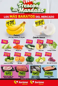 Vista previa de Soriana - Frescos del Mandado Mercado: Nuevo León, nuevo folleto de la tienda, válido en México a partir del 29.07.2025