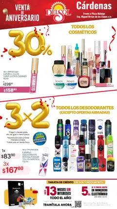 Nuevas ofertas de Del Sol y Woolworth válidas en toda la República Mexicana desde el 10.07.2025. ¡Encuentra las mejores ofertas en Del Sol y Woolworth catálogo Venta de Aniversario ! | Página: 5 | Productos: Desodorante, Monedero, Maquillaje