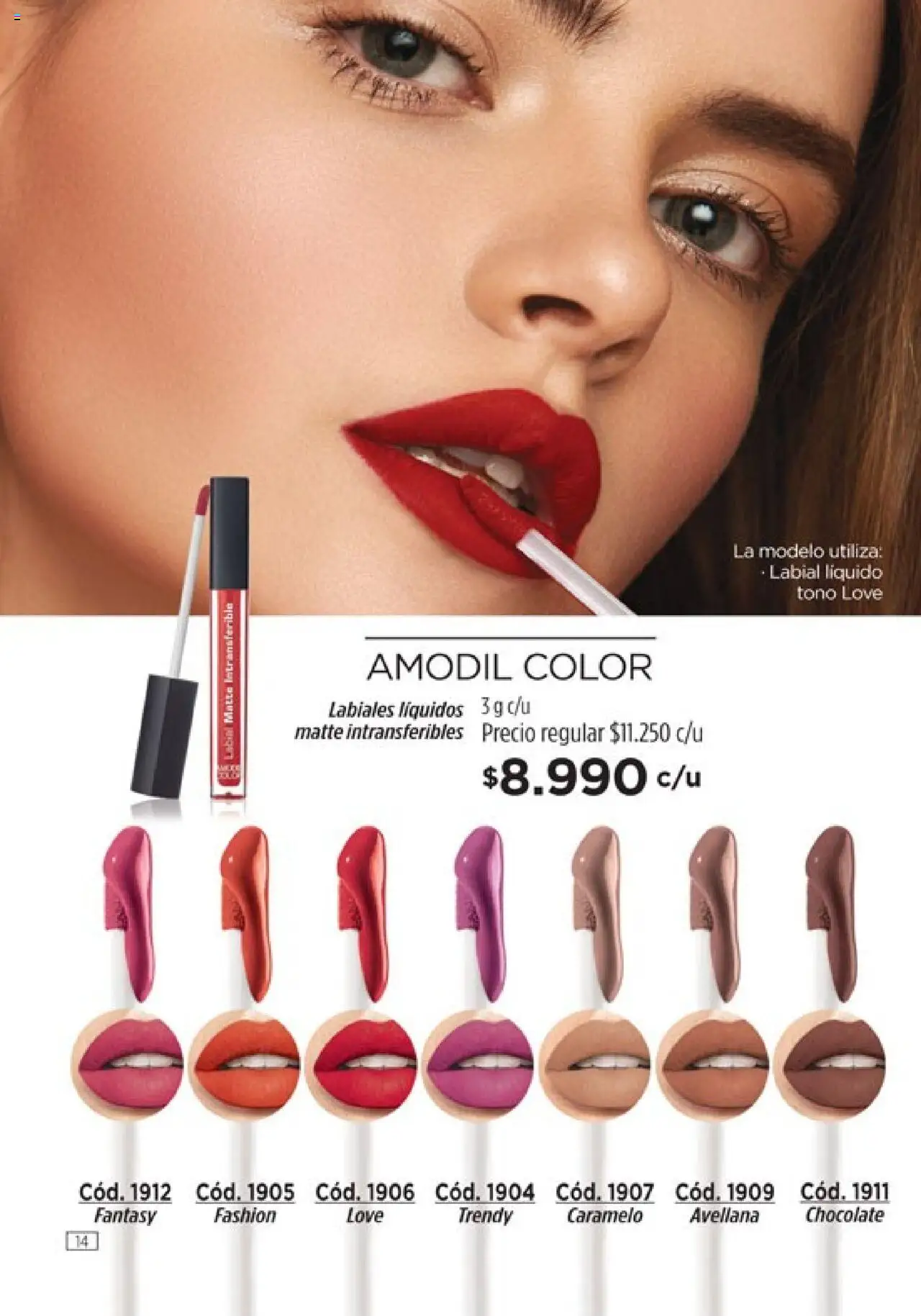 Catálogo Amodil Campaña 17/2025 │ válido desde el 14.10.2025 | Página: 14 | Productos: Chocolate