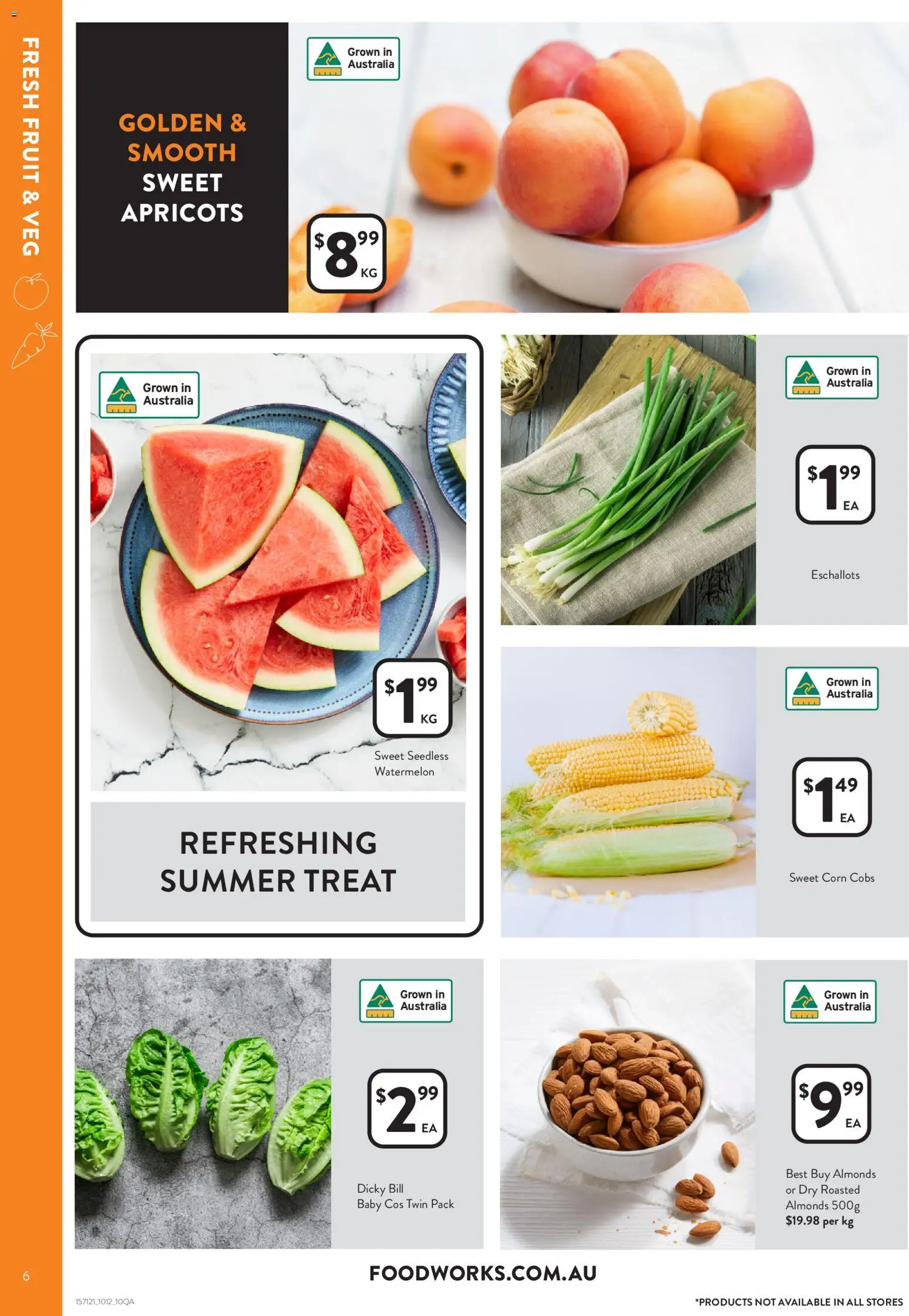 Foodworks catalogue - valid from 10.12.2025 | Page: 6 | Products: Almonds, Watermelon