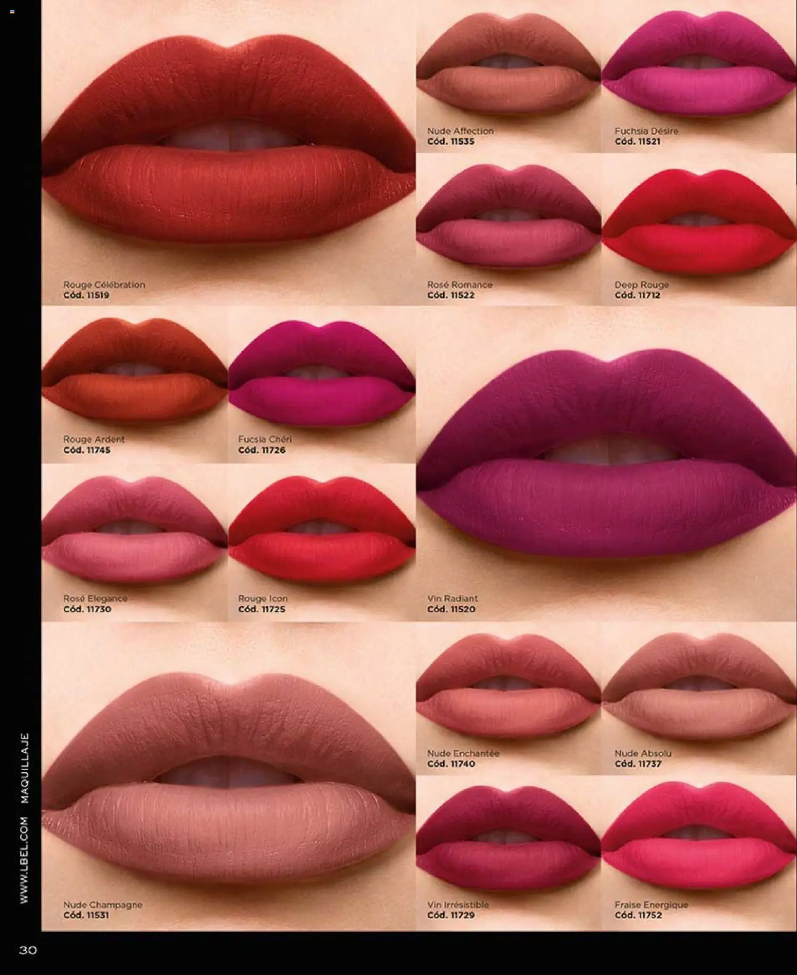 Catálogo L'Bel válido desde 21.02.2026 | Página: 30 | Productos: Maquillaje