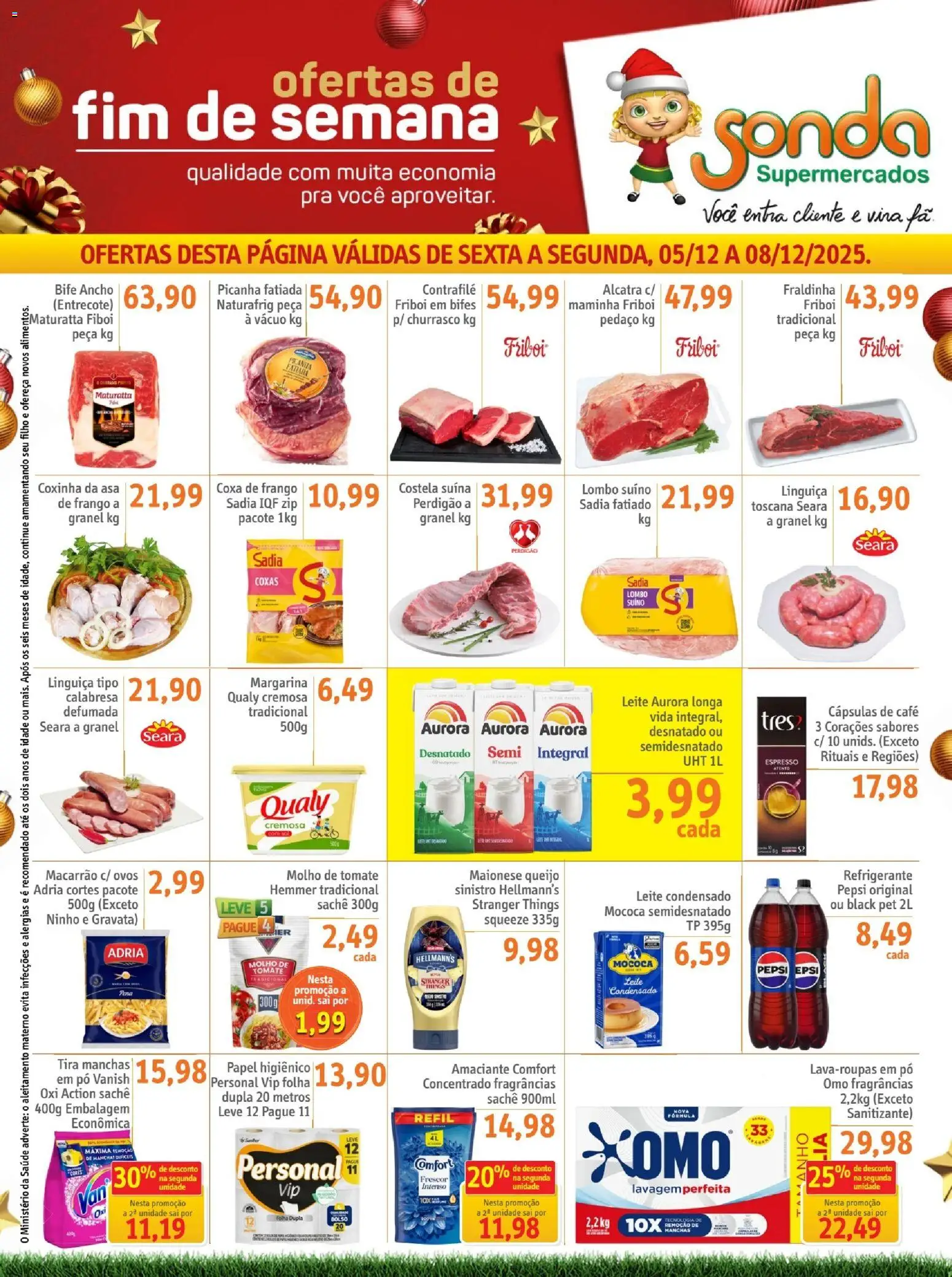 Sonda Folheto - válido de 05.12.2025 | Página: 1 | Produtos: Tira manchas, Alcatra, Maminha, Vanish