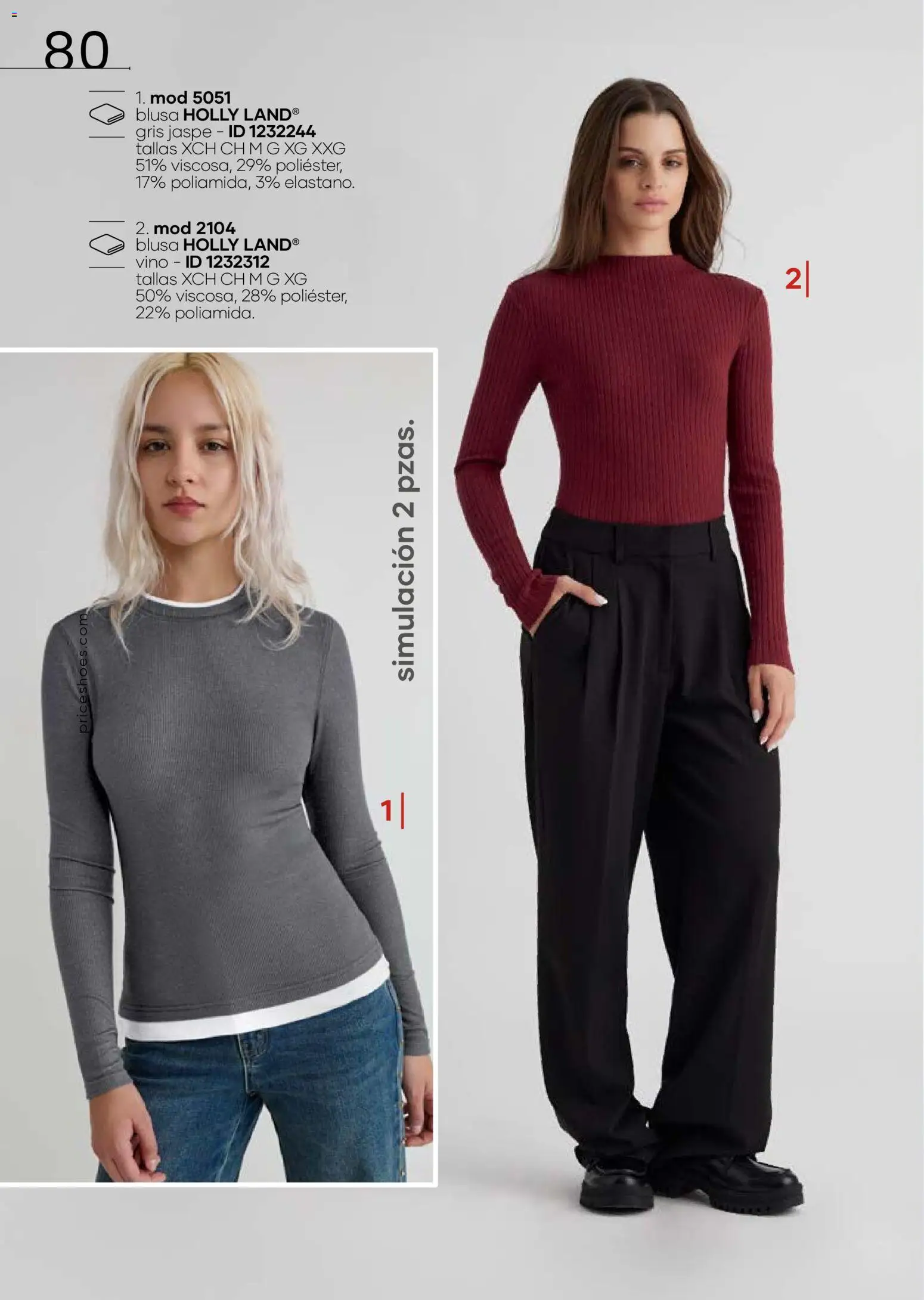 Nuevas ofertas de Price Shoes válidas en toda la República Mexicana desde el 27.11.2025. ¡Encuentra las mejores ofertas en Price Shoes catálogo Cierre De Temporada ! | Página: 80 | Productos: Blusa, Vino