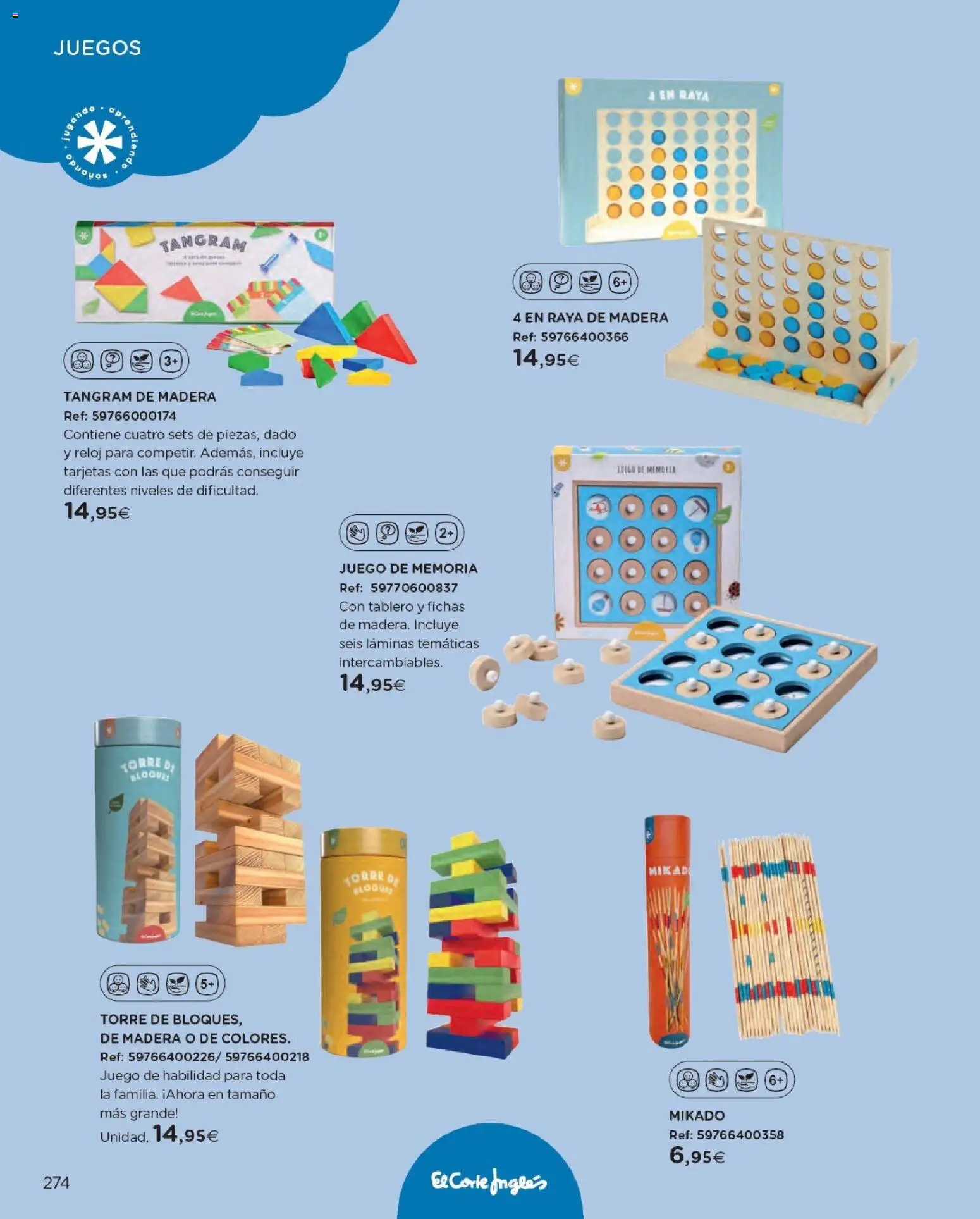 Nuevas ofertas de El Corte Inglés válidas en toda la República Mexicana desde el 27.10.2025. ¡Encuentra las mejores ofertas en El Corte Inglés catálogo Juguetes! | Página: 274 | Productos: Juego, Reloj