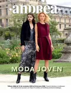 Vista previa de Andrea catálogo Moda Joven, nuevo folleto de la tienda, válido en México a partir del 16.11.2025