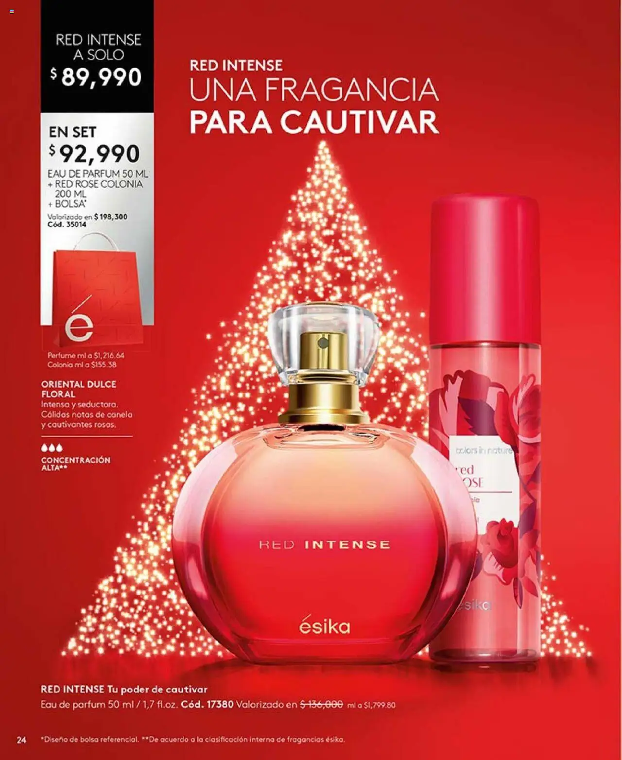 Ésika revista - valida desde el 14.10.2025 | Página: 24 | Productos: Bolsa, Perfume, Fragancia