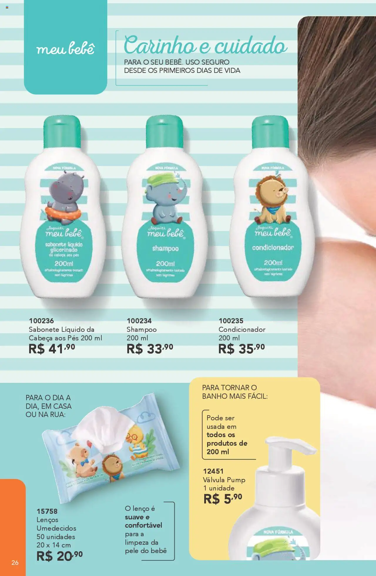 Jequiti Folheto - válido de 03.10.2025 | Página: 26 | Produtos: Condicionador, Lenço, Sabonete, Sabonete líquido