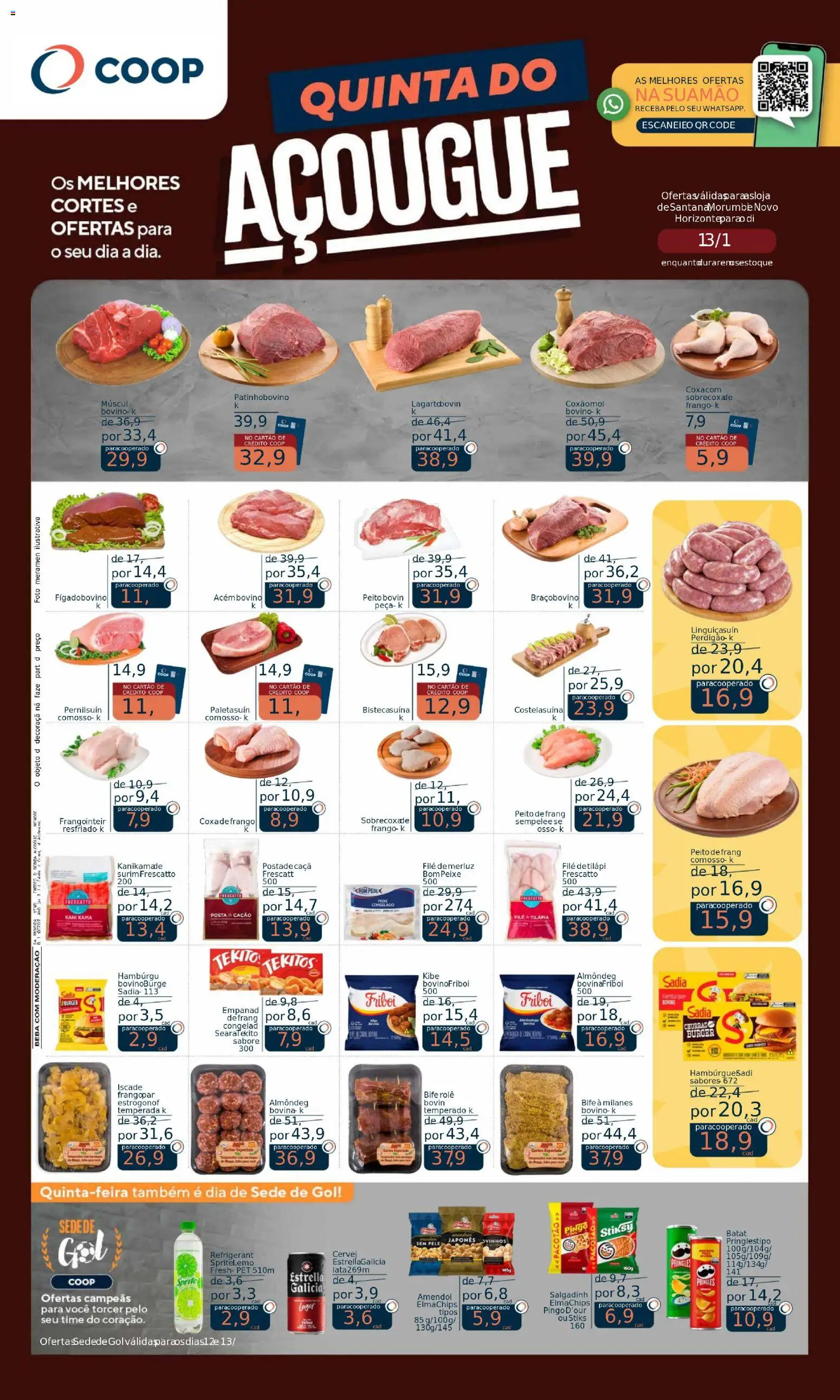 Coop Folheto - válido de 13.11.2025 | Página: 1 | Produtos: Tilápia, Peixe, Frango