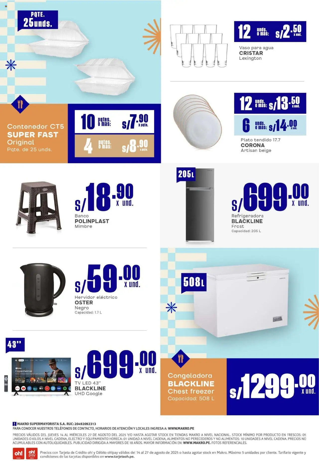 Catálogo Makro válido desde 14.08.2025 | Página: 13 | Productos: Hervidor
