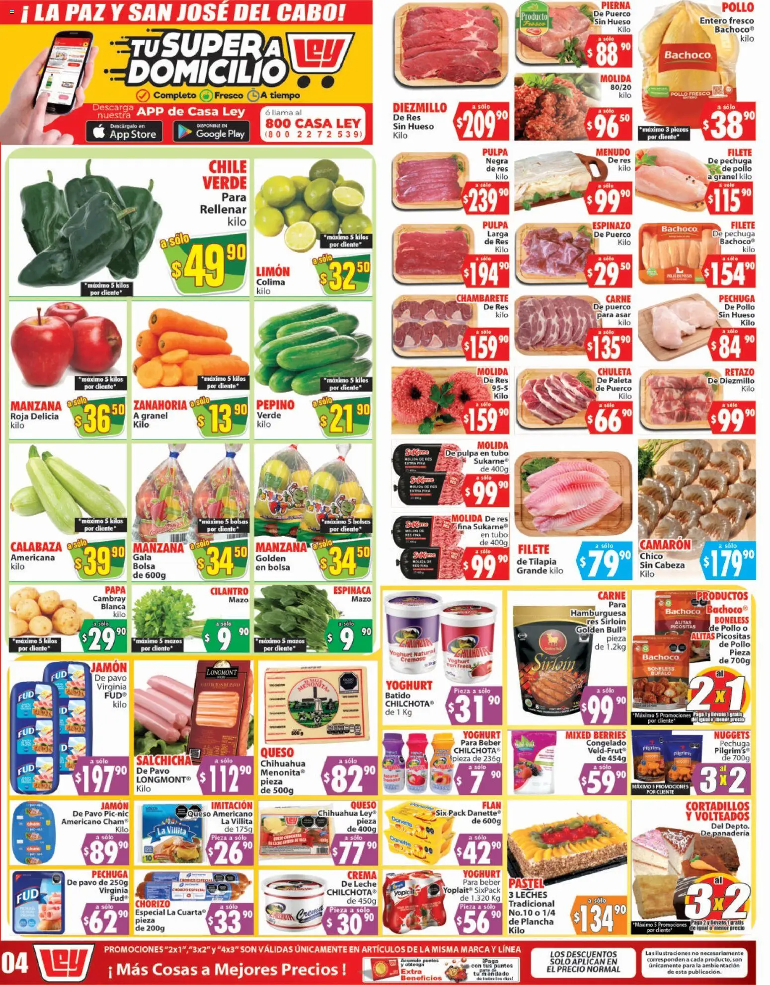 Nuevas ofertas de Casa Ley válidas en toda la República Mexicana desde el 01.01.2026. ¡Encuentra las mejores ofertas en Casa Ley folleto Autoservicio! | Página: 1