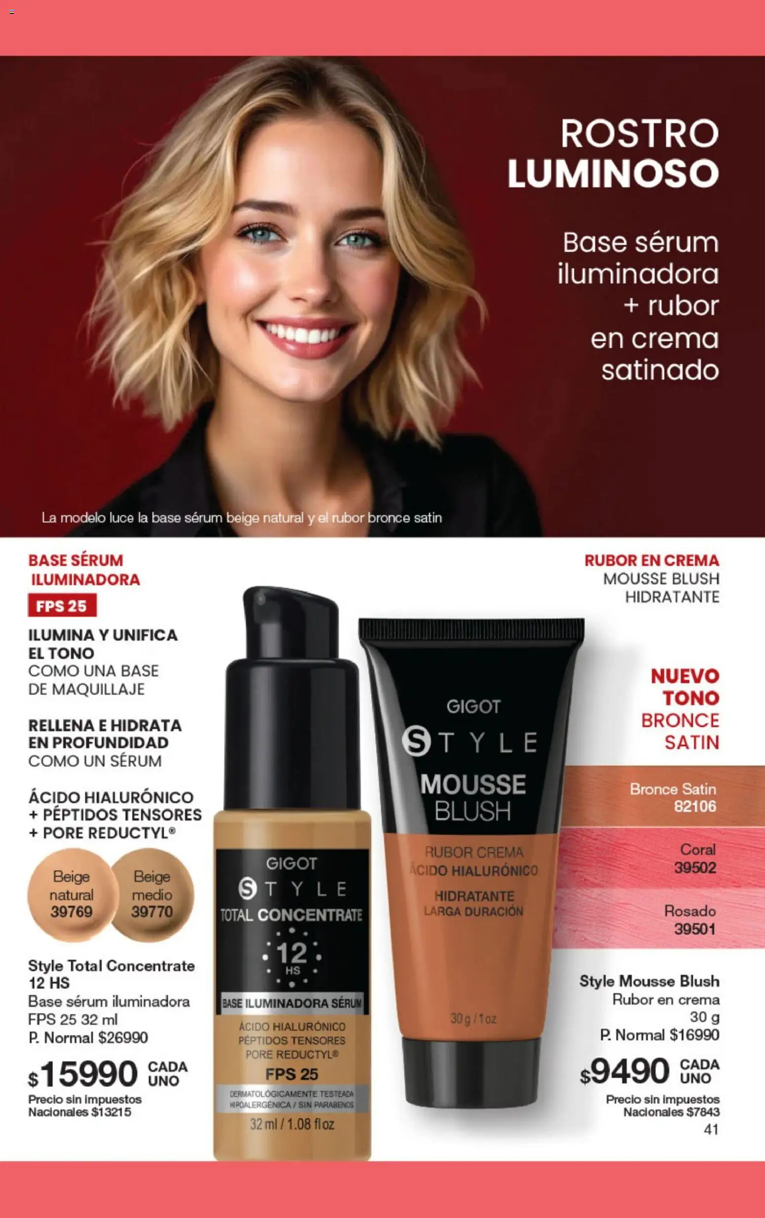 Gigot - CAMPAÑA 03 │ válido desde el 01.03.2026 | Página: 57 | Productos: Base de maquillaje, Maquillaje, Rubor, Serum