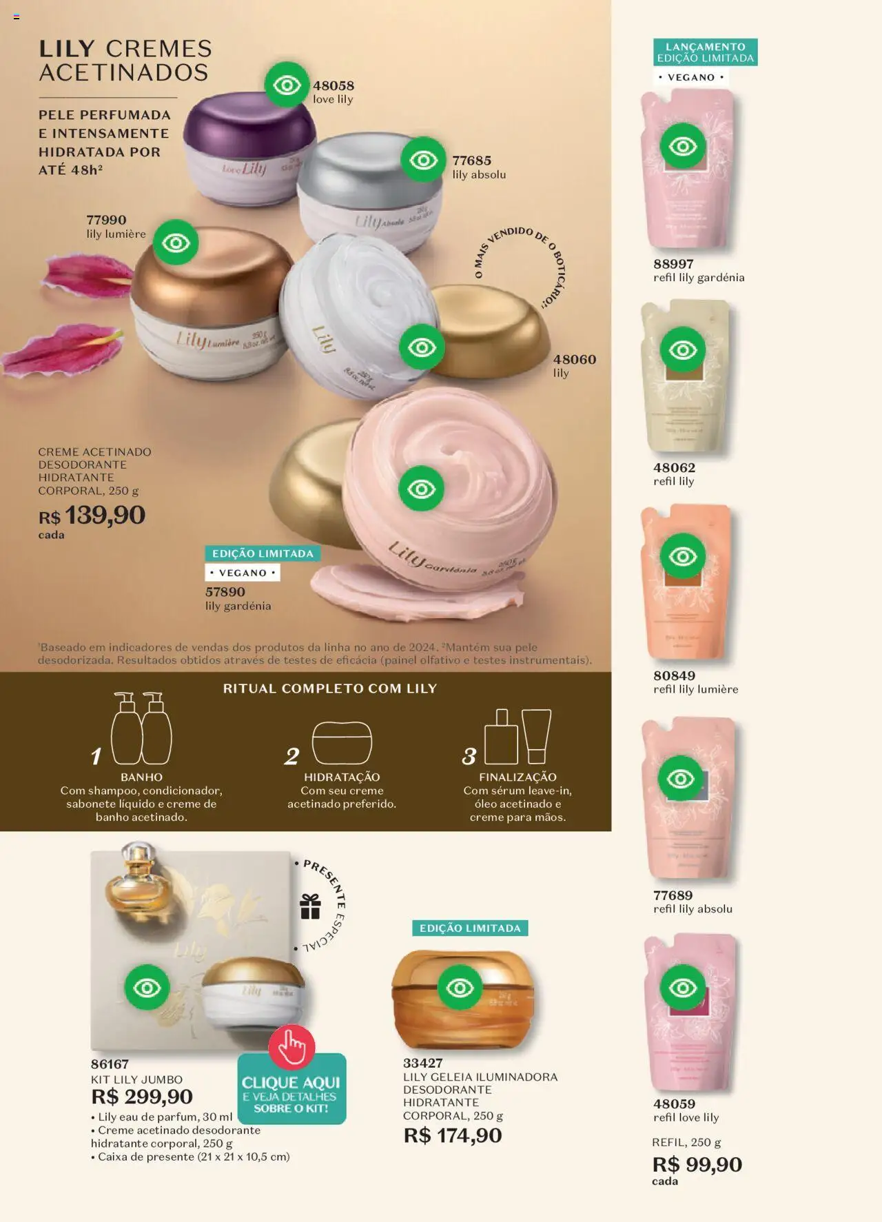 O Boticário Folheto - válido de 11.08.2025 | Página: 64 | Produtos: Caixa, Sérum, Creme, Sabonete