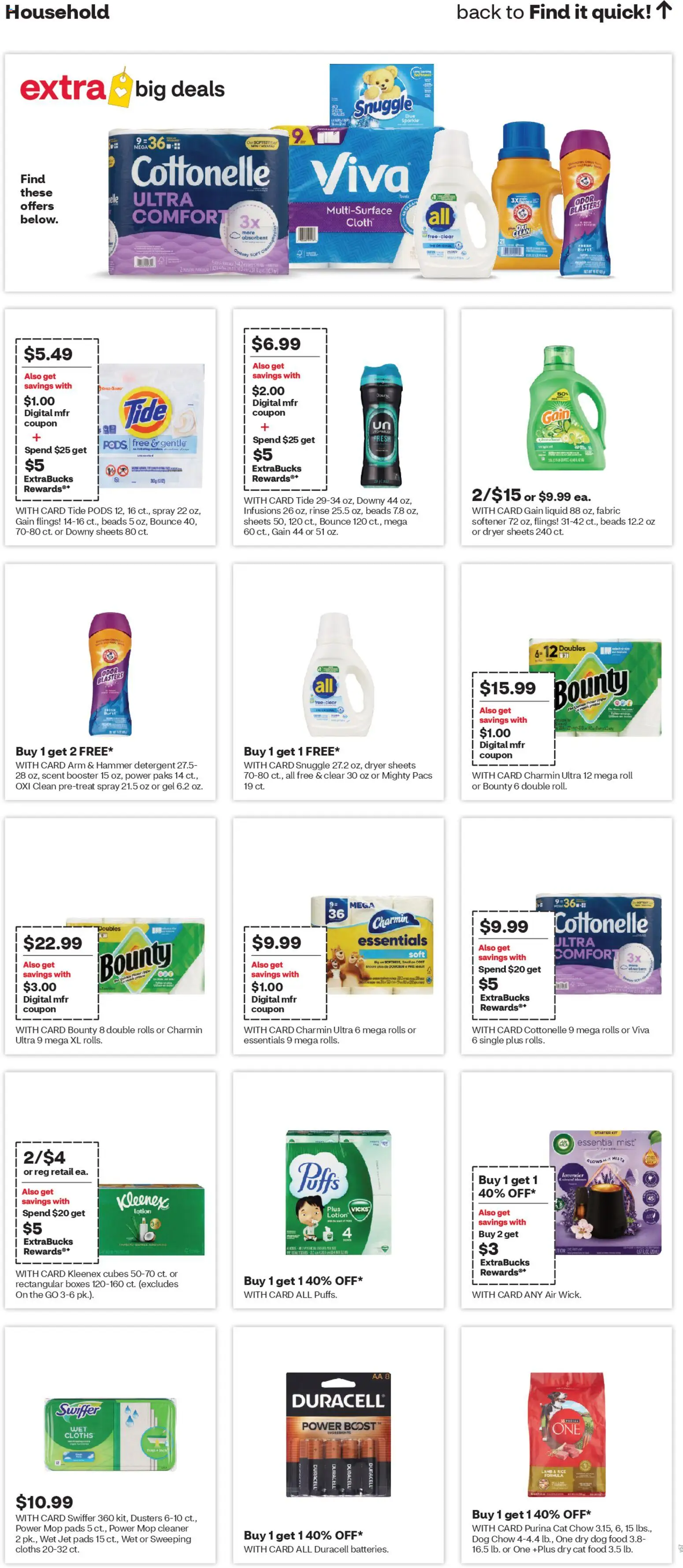CVS Pharmacy Weekly Ad - WA - valid from 15.02.2026 | Page: 18 | Products: Hammer, Rice, Detergent, Pads