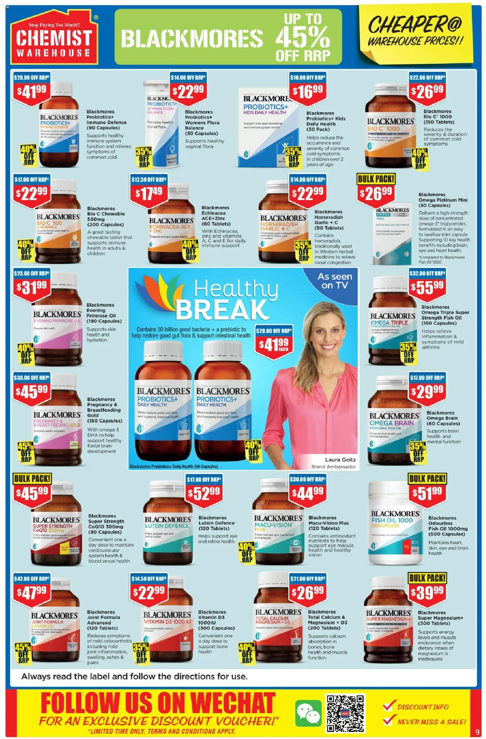Chemist Warehouse catalogue - valid from 26.03.2026 | Page: 9 | Products: Garlic, Tv, Fish oil, Nutrients