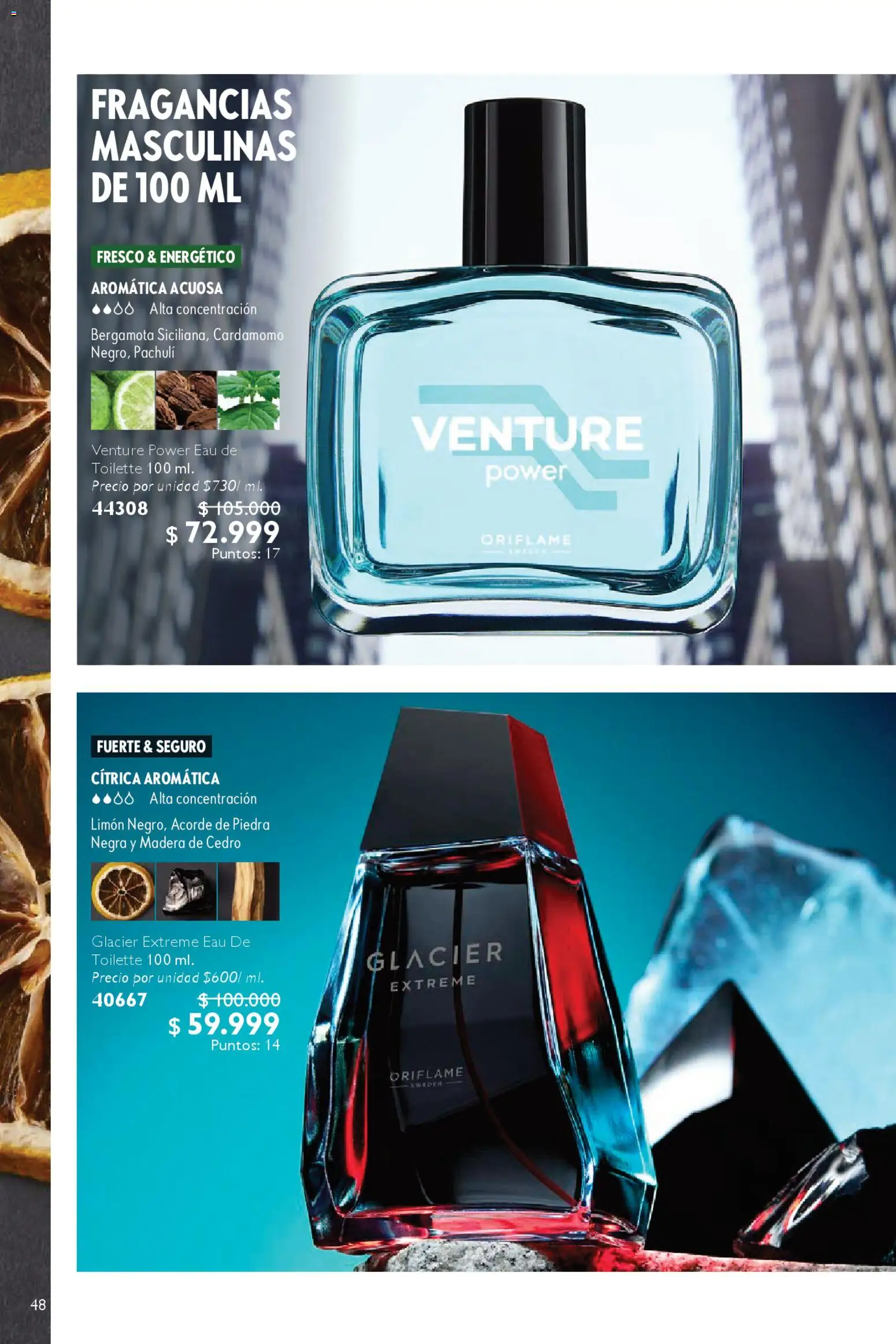 Oriflame revista - valida desde el 07.03.2026 | Página: 48 | Productos: Limón, Eau de toilette