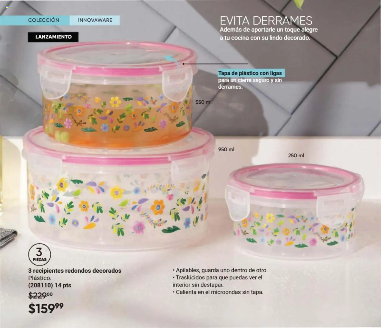 Nuevas ofertas de AVON válidas en toda la República Mexicana desde el 12.09.2025. ¡Encuentra las mejores ofertas en AVON - Casa & Estilo 15 2025! | Página: 10 | Productos: Microondas, Cocina