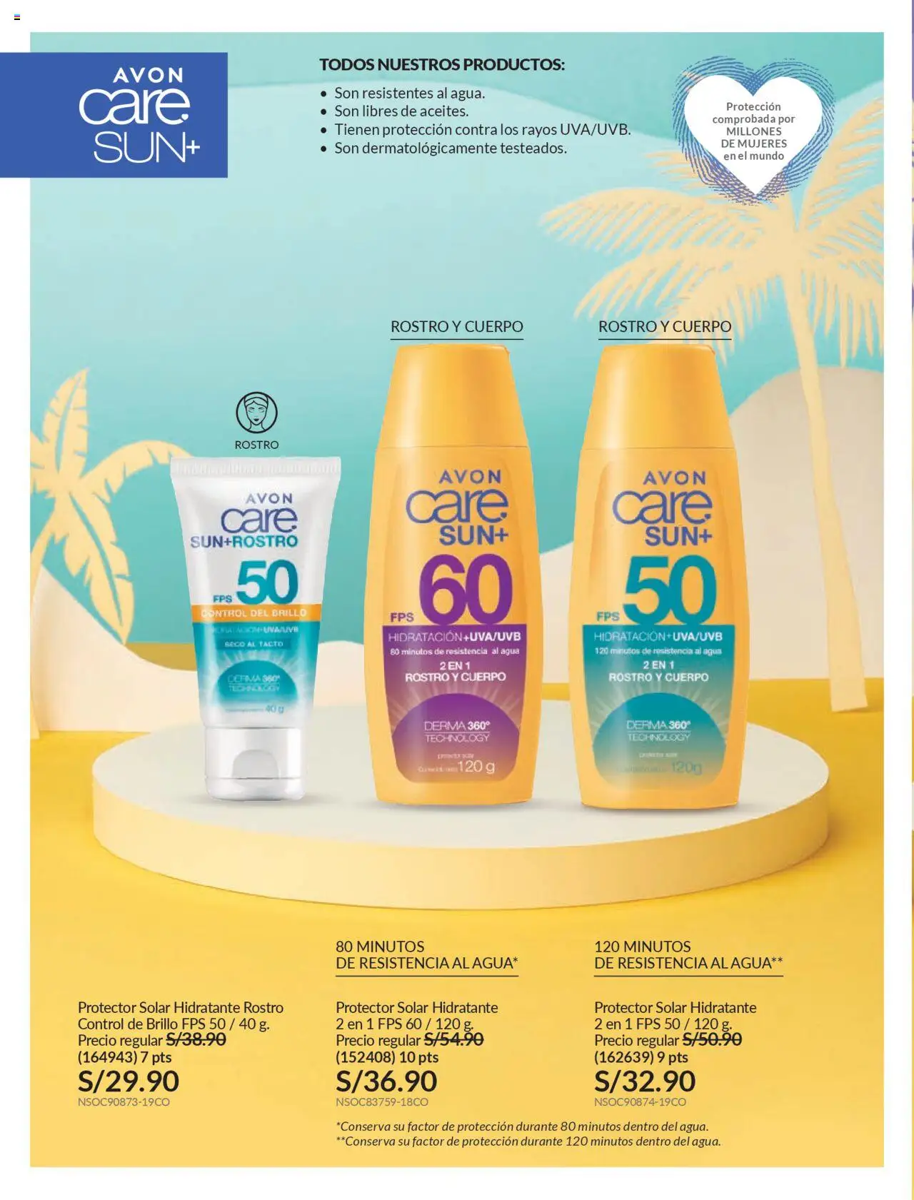 Catálogo Avon válido desde 11.08.2025 | Página: 144 | Productos: Protector solar