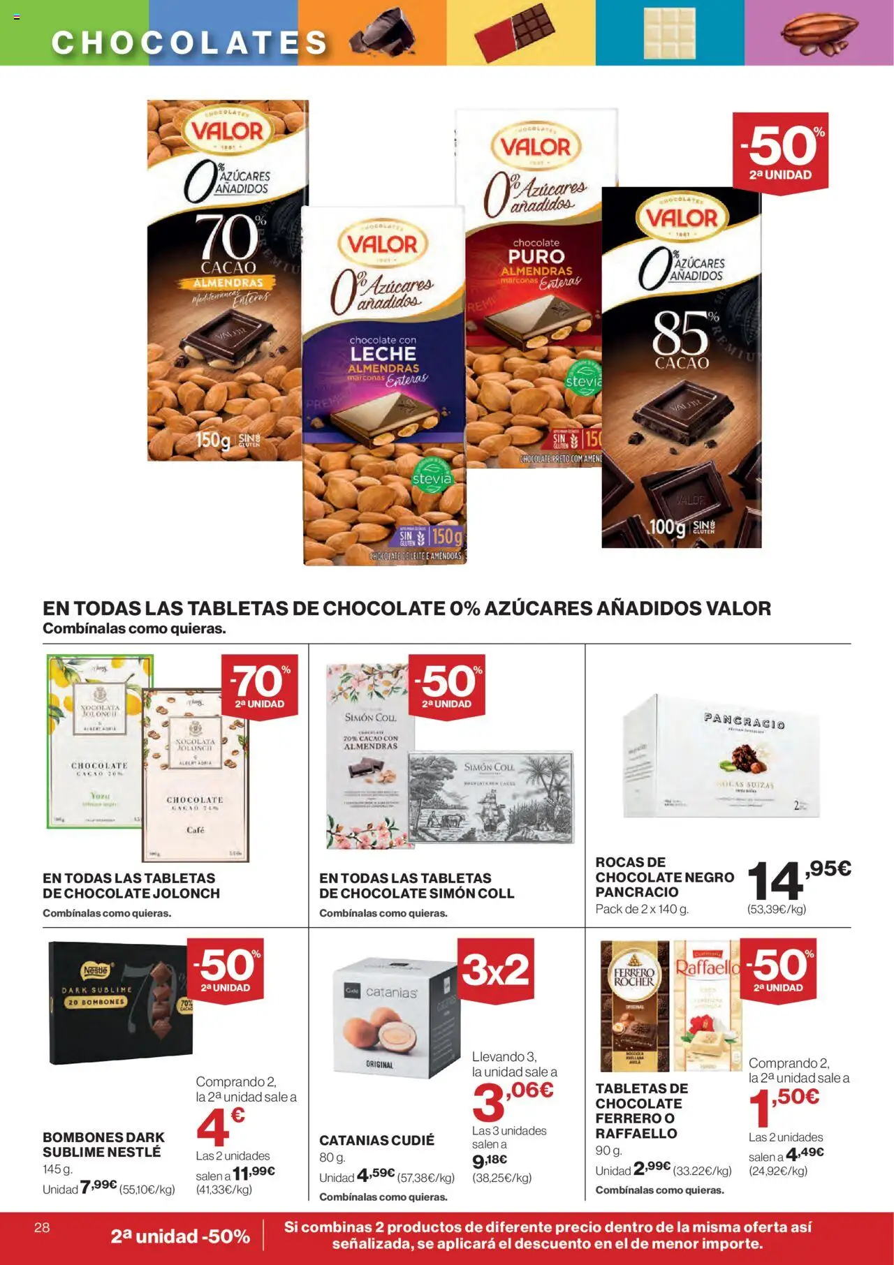 Nuevas ofertas de El Corte Inglés válidas en toda la República Mexicana desde el 25.09.2025. ¡Encuentra las mejores ofertas en El Corte Inglés - Catálogo Que necesitas hoy! | Página: 30 | Productos: Bombones, Almendras, Leche, Cacao