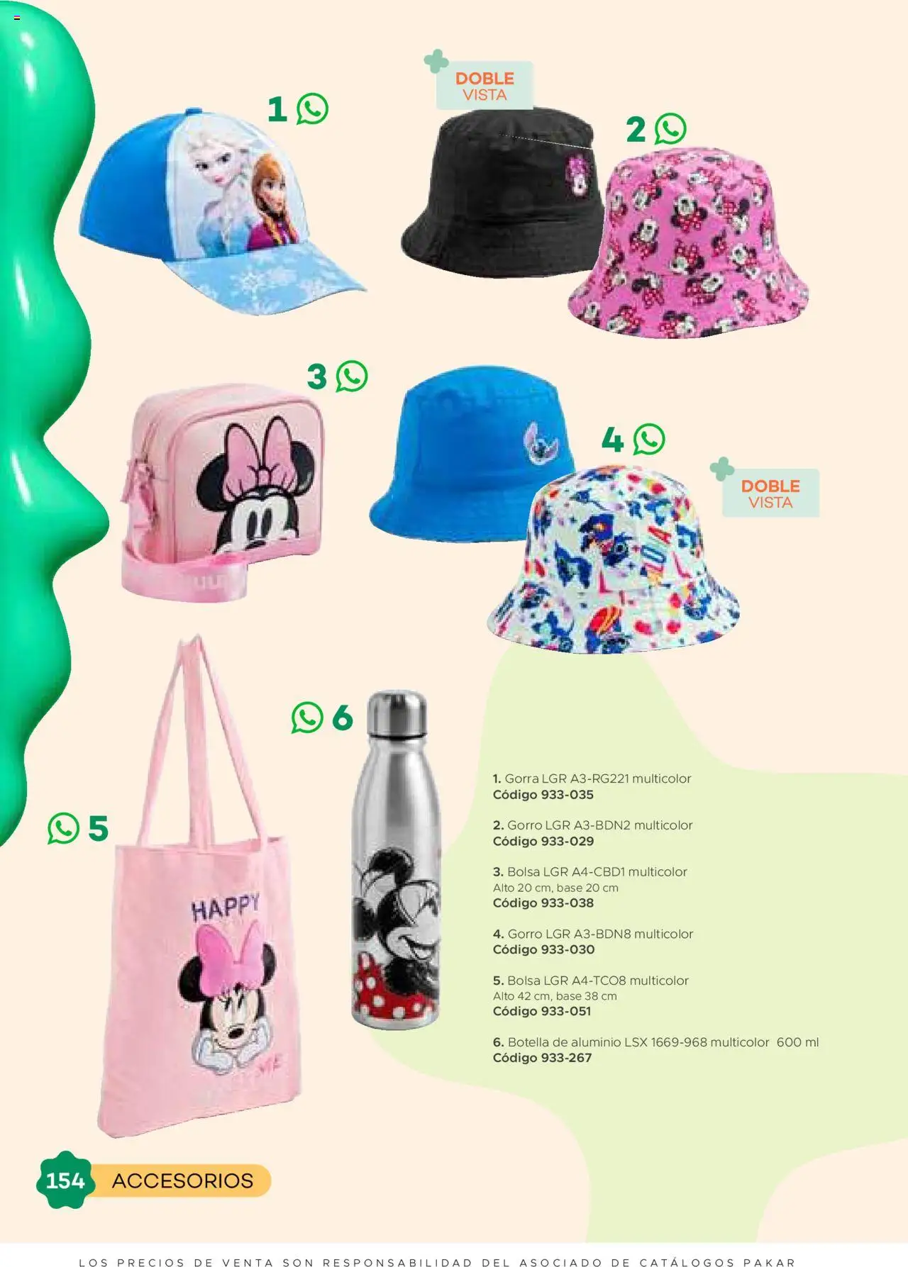Nuevas ofertas de SC Pakar válidas en toda la República Mexicana desde el 31.01.2025. ¡Encuentra las mejores ofertas en SC Pakar catálogo Ropa! | Página: 154 | Productos: Gorra, Bolsa, Botella