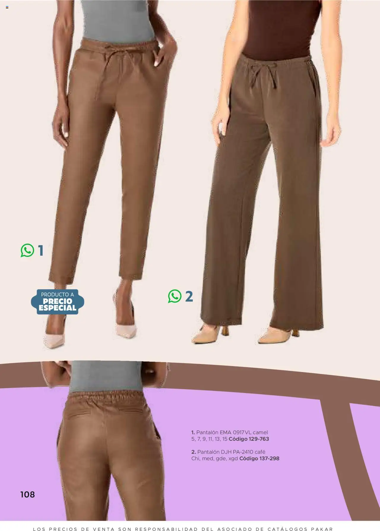 Nuevas ofertas de SC Pakar válidas en toda la República Mexicana desde el 24.07.2025. ¡Encuentra las mejores ofertas en SC Pakar Catálogo Ropa y Accesorios! | Página: 108 | Productos: Café