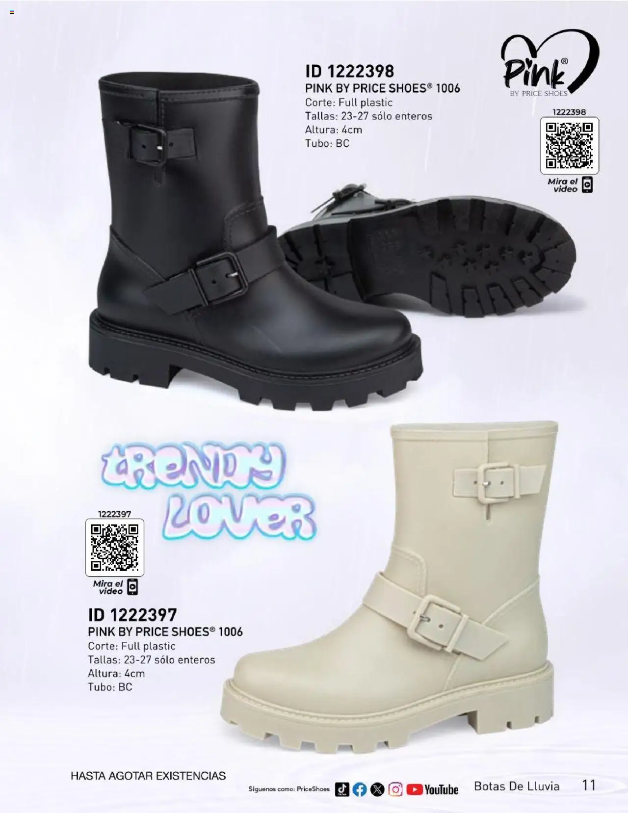 Nuevas ofertas de Price Shoes válidas en toda la República Mexicana desde el 22.05.2025. ¡Encuentra las mejores ofertas en Price Shoes -  Catálogo Botas De Lluvia 2025 ! | Página: 11 | Productos: Botas, Video