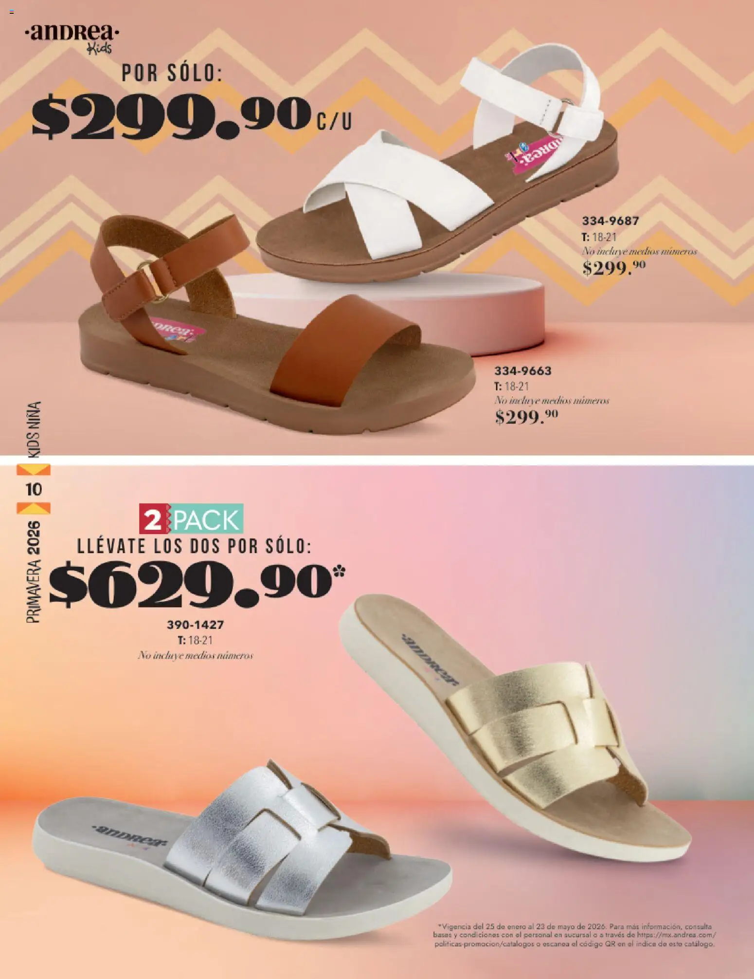 Nuevas ofertas de Andrea válidas en toda la República Mexicana desde el 25.01.2026. ¡Encuentra las mejores ofertas en Andrea catálogo Infantil! | Página: 10