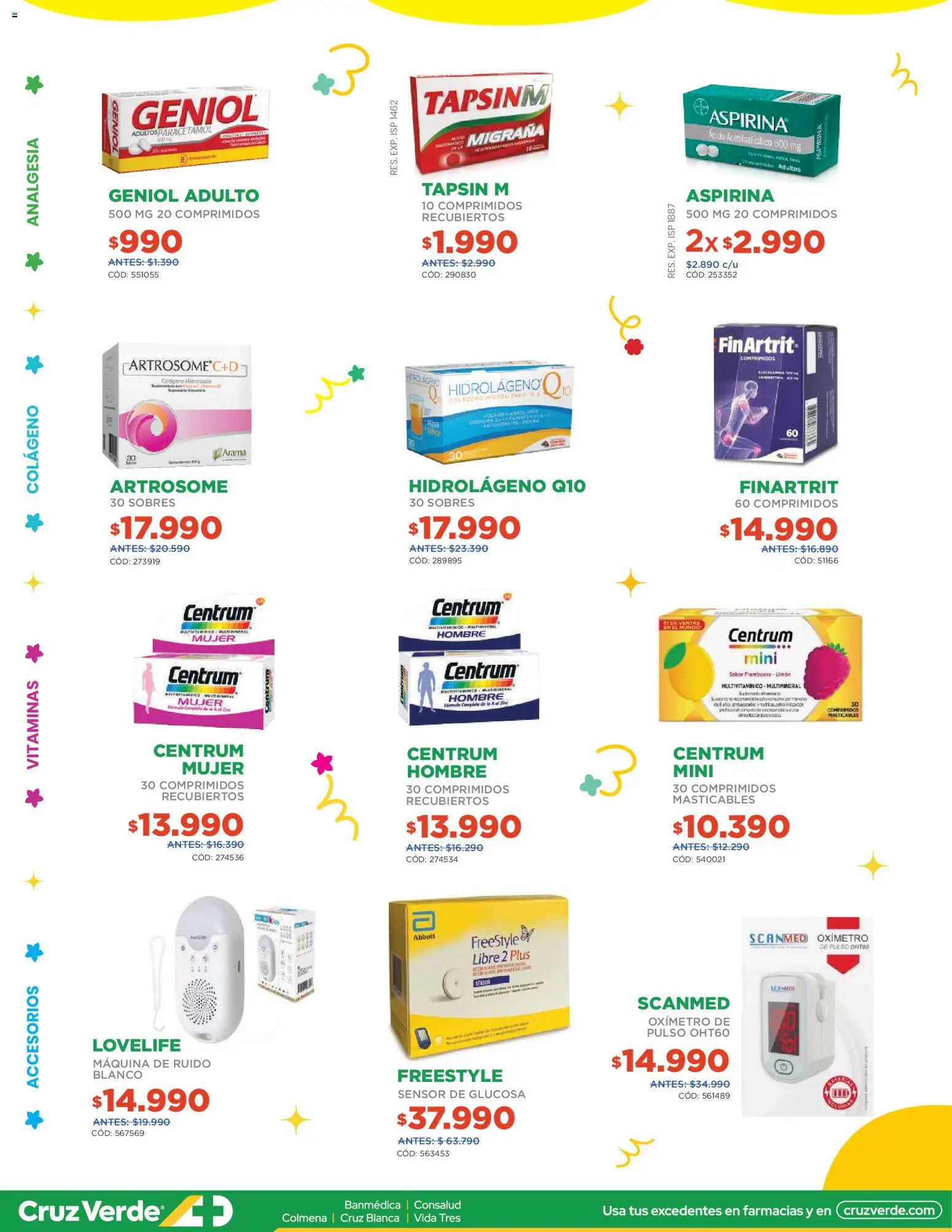 Flyer Ofertas Segunda Quincena Cruz Verde │ válido desde el 01.11.2025 | Página: 2 | Productos: Vitaminas