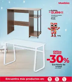 Vista previa de Office Depot catálogo, nuevo folleto de la tienda, válido en México a partir del 01.11.2025 | Página: 5 | Productos: Estante, Escritorio