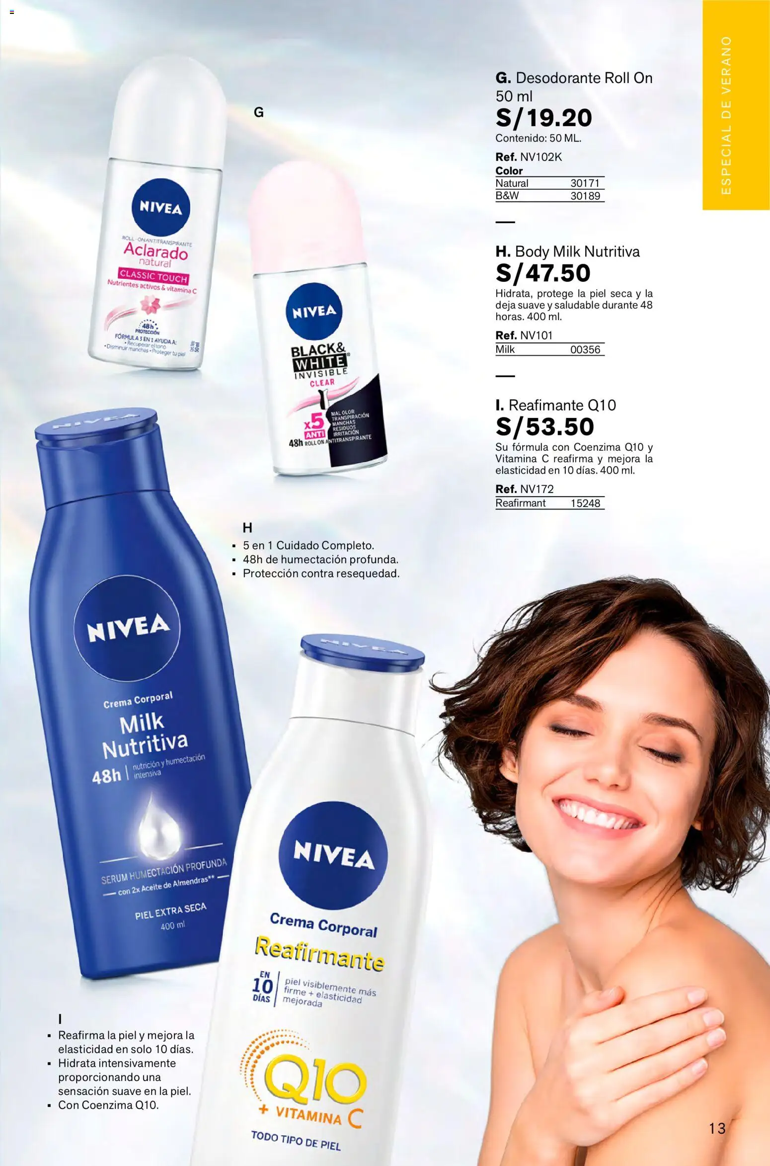 Catálogo Leonisa válido desde 26.12.2025 | Página: 13 | Productos: Antitranspirante, Aceite, Crema, Almendras