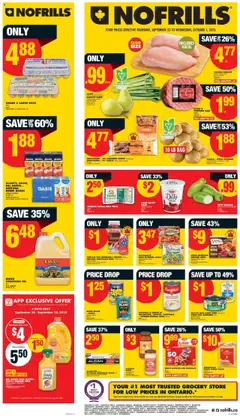 Preview of No Frills weekly flyer / circulaire from shop No Frills valid from 25.09.2025