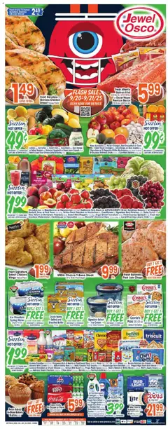 Preview of Jewel Osco weekly ads valid from 17.09.2025