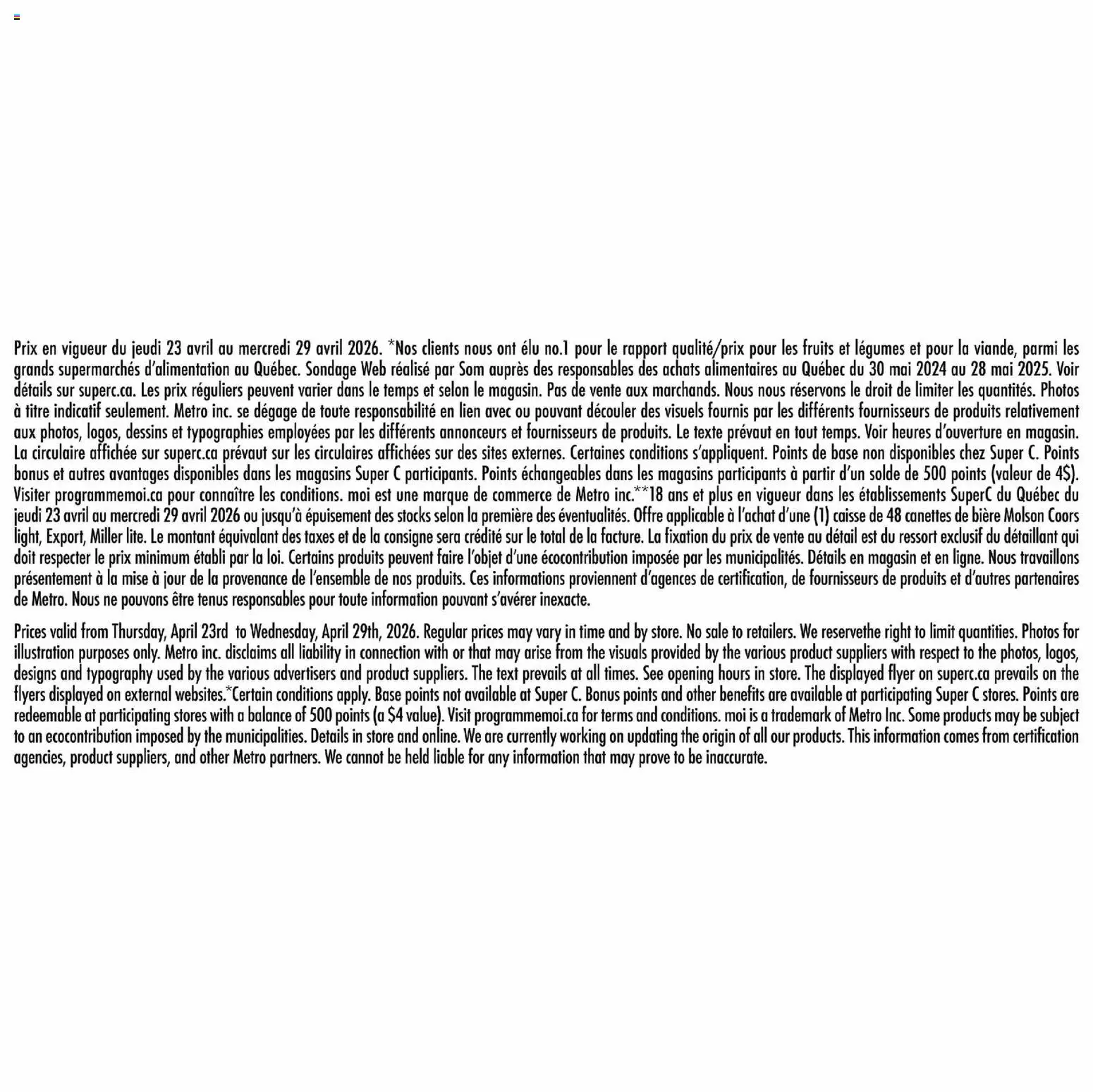 Super C flyer valid from 23.04.2026 | Page: 19