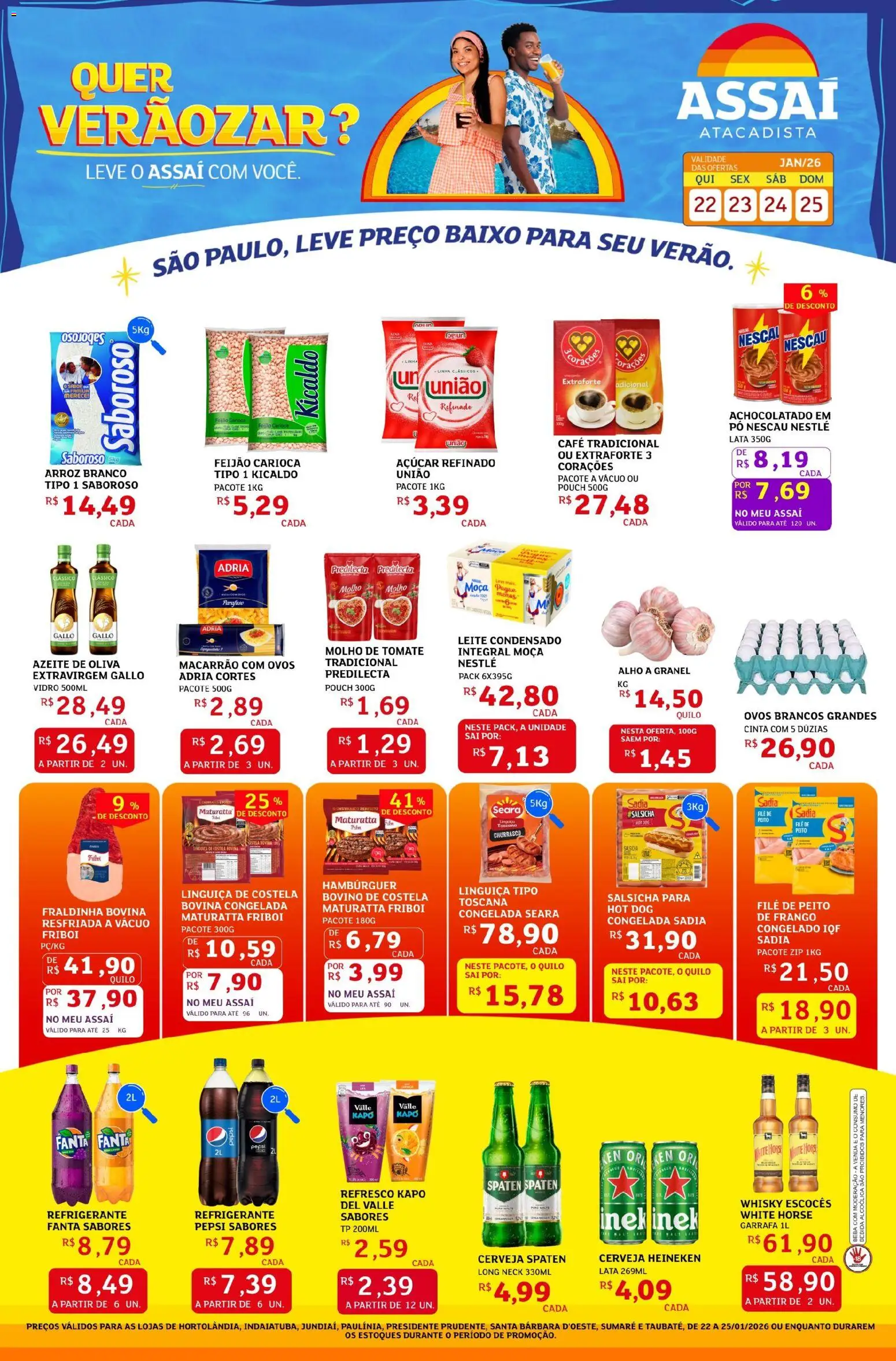 Assaí Atacadista Folheto - válido de 22.01.2026 | Página: 1