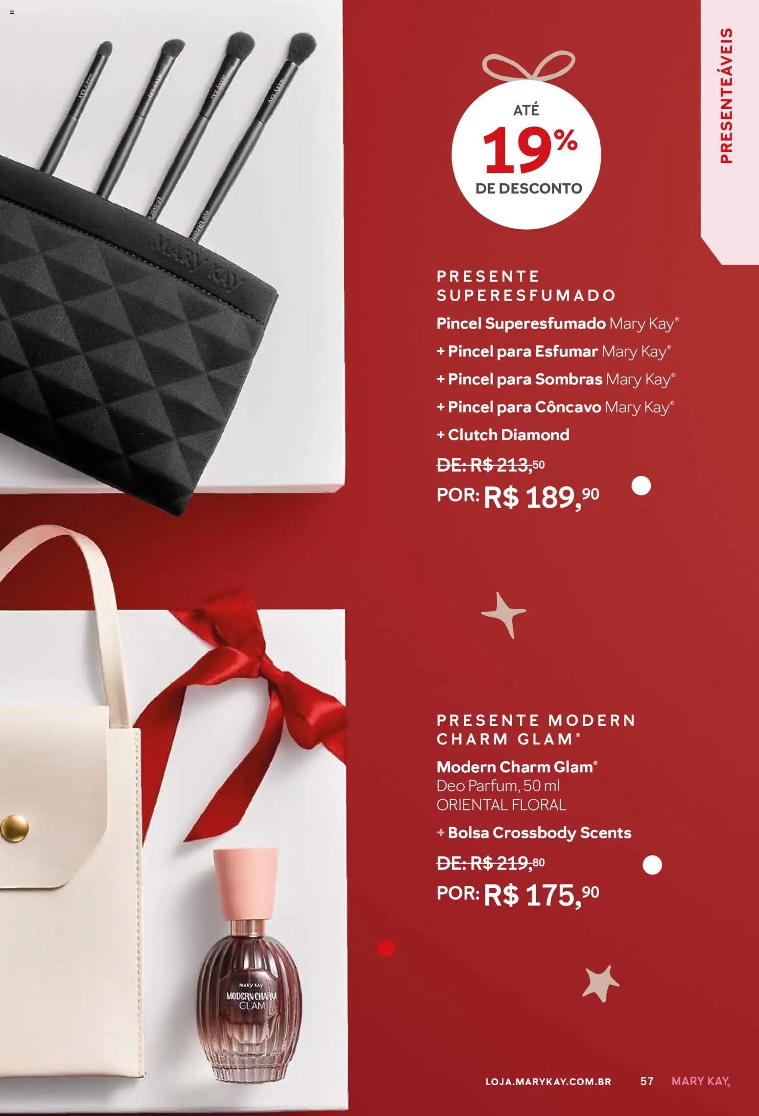 Mary Kay Folheto - válido de 01.11.2025 | Página: 57 | Produtos: Pincel, Clutch, Bolsa