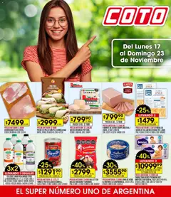 Vista previa Coto - Ofertas válido desde el 17.11.2025