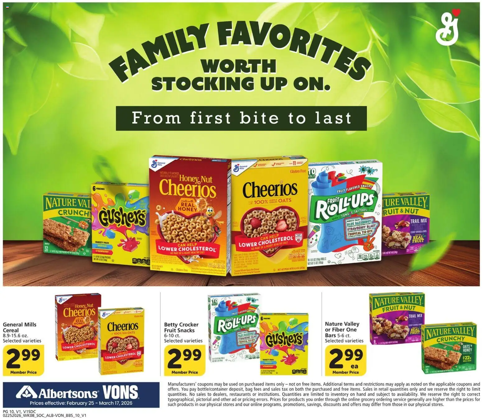 Vons Big Book of Savings - valid from 25.02.2026 | Page: 10 | Products: Bag, UPS, Fan