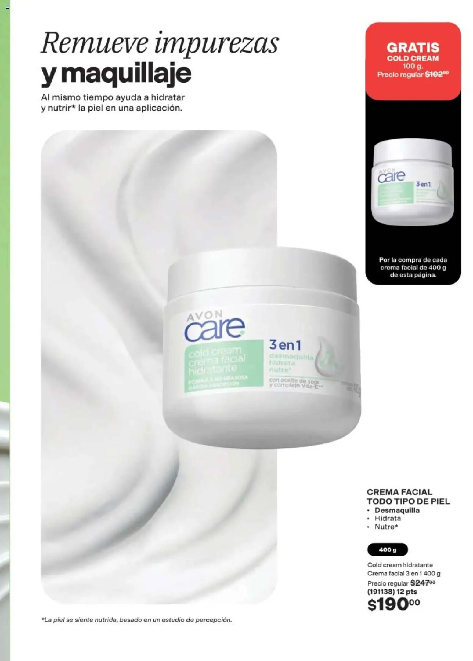 Nuevas ofertas de AVON válidas en toda la República Mexicana desde el 24.04.2026. ¡Encuentra las mejores ofertas en AVON campaña 7 2026! | Página: 135 | Productos: Crema, Aceite, Maquillaje